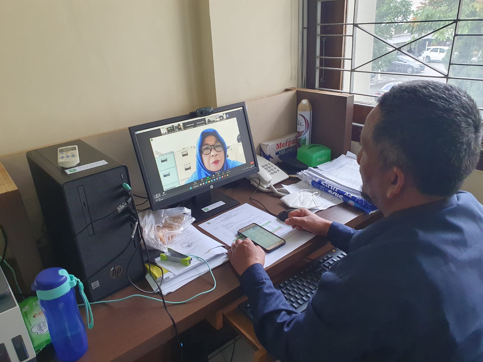Sekretaris Pengadilan Negeri Yogyakarta Mengikuti Rapat Koordinasi bersama Dinas Perpustakaan Arsip Daerah (DPAD)