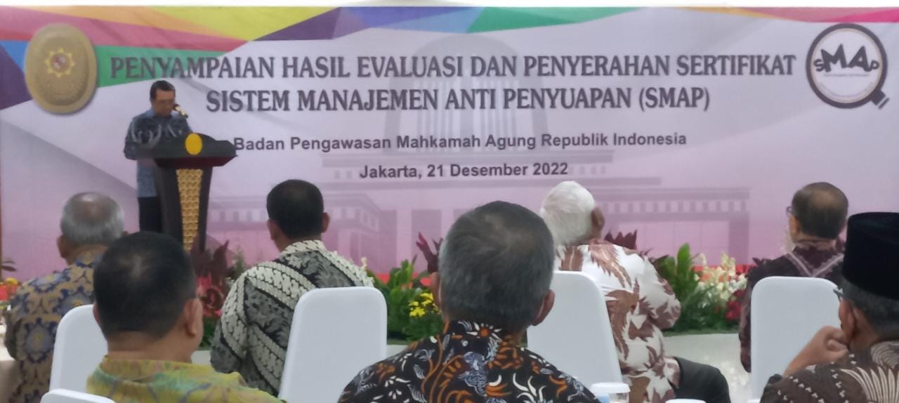 Ketua Pengadilan Negeri Yogyakarta Menghadiri Kegiatan Pengumuman Hasil Evaluasi dan Pembangunan SMAP 