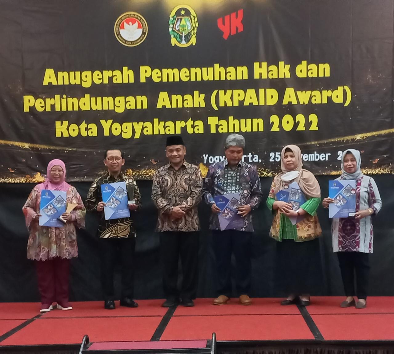 Pengadilan Negeri Yogyakarta Mendapatkan Penghargaan KPAID Award Kota Yogyakarta Tahun 2022