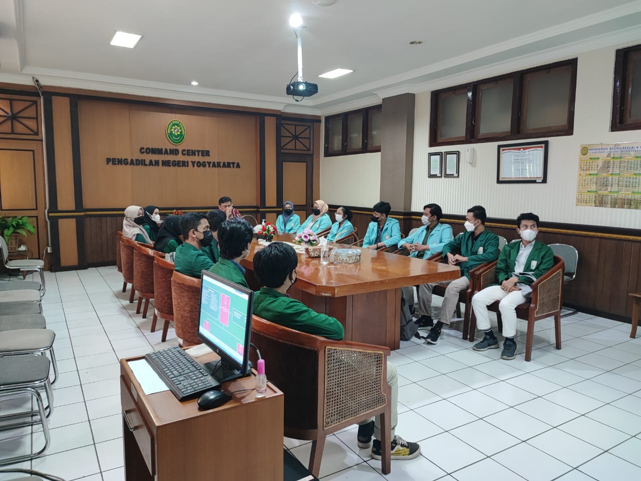 Bimbingan Mahasiswa Magang Pengadilan Negeri Yogyakarta
