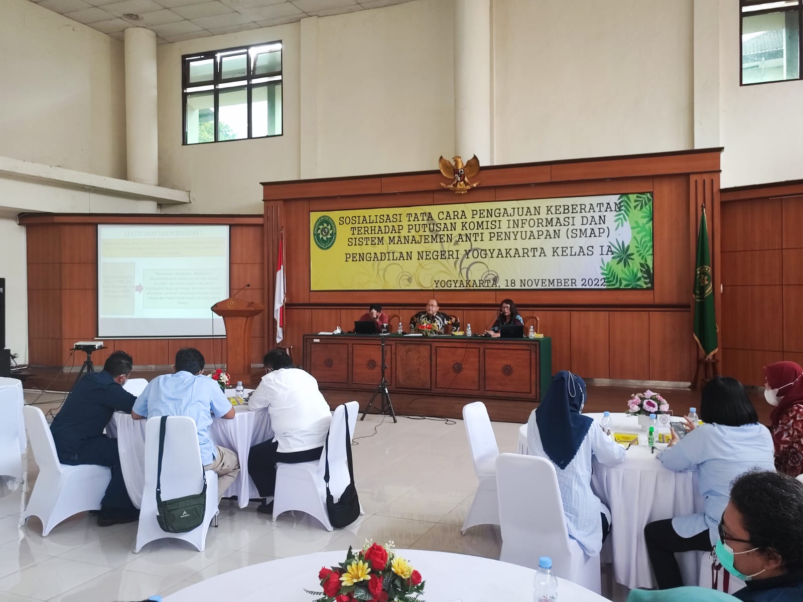Sosialisasi Tata Cara Pengajuan Keberatan Terhadap Putusan Komisi Informasi dan SMAP Pengadilan Negeri Yogyakarta