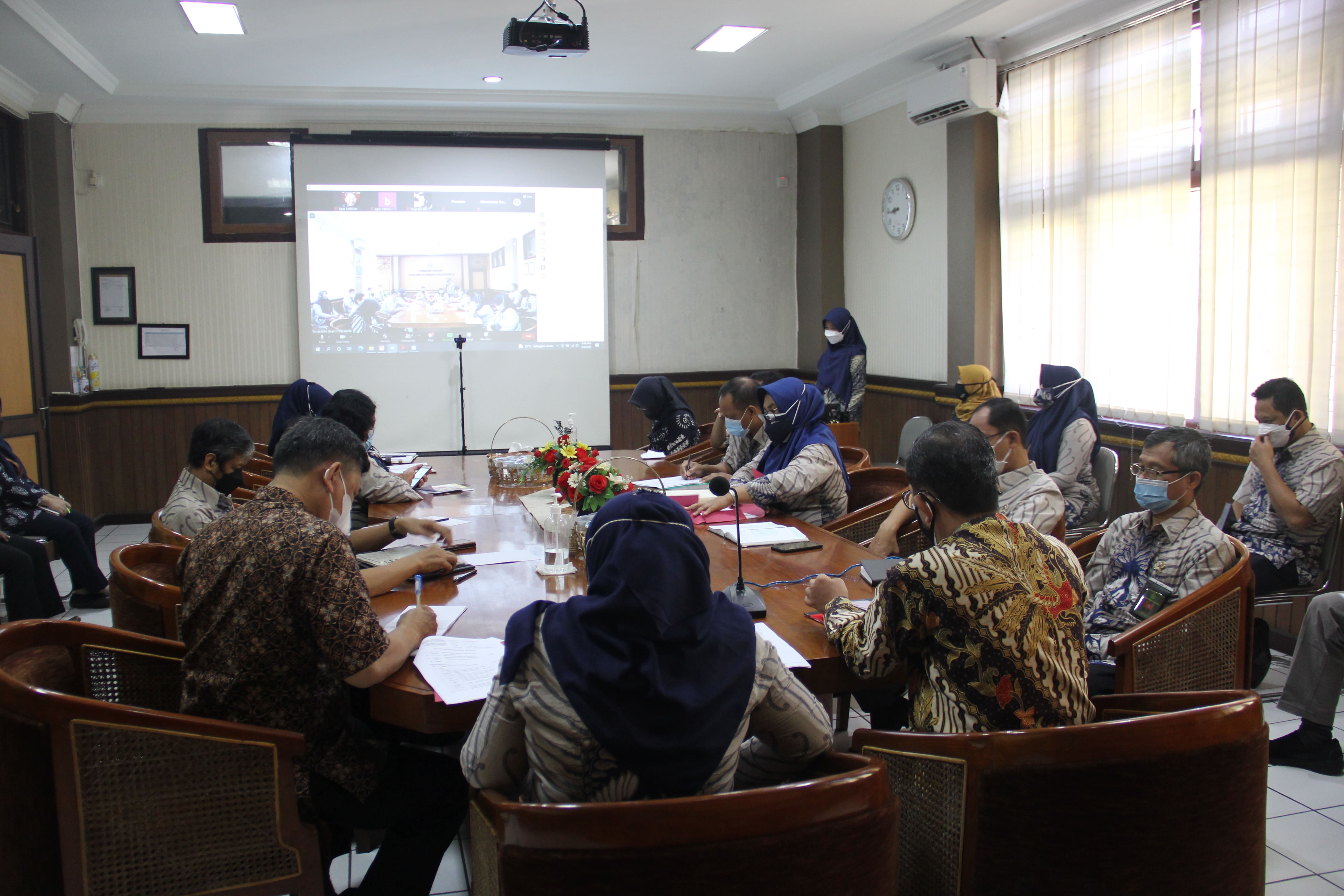 Opening Meeting Audit Internal Pengadilan Negeri Yogyakarta Tahun 2021