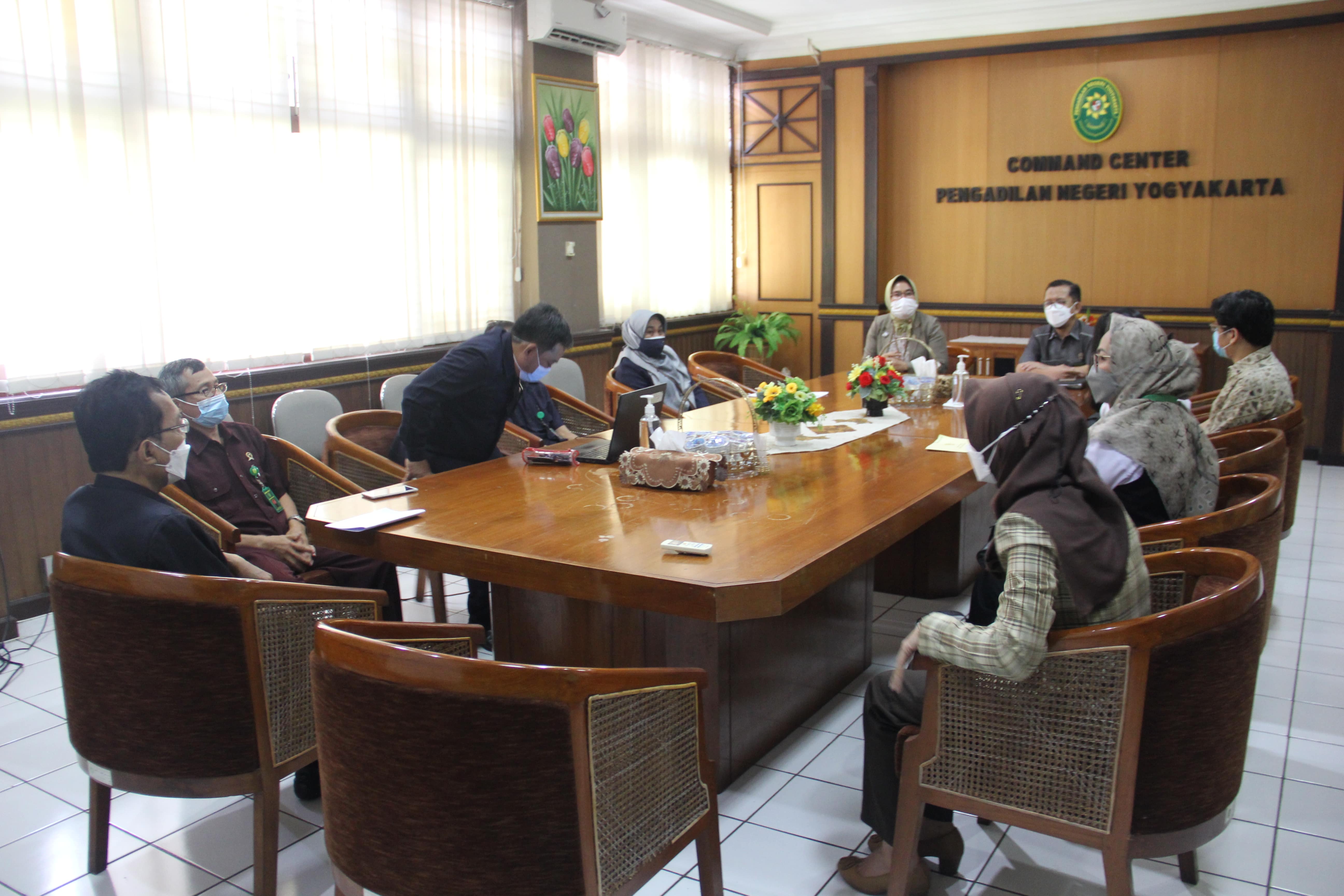 Kunjungan Kerja dari Komisi Yudisial RI ke Pengadilan Negeri Yogyakarta