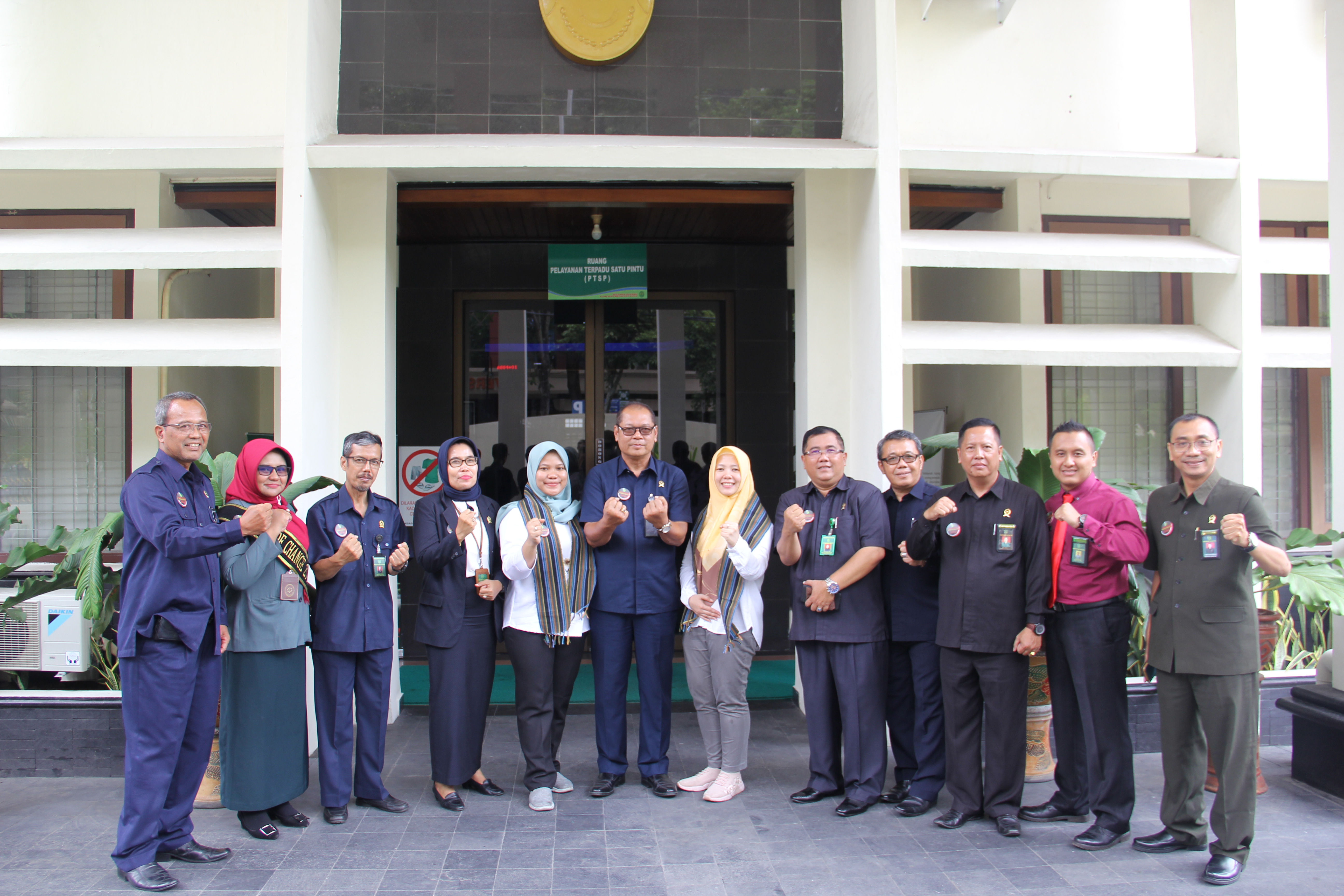 Kunjungan Tim Evaluator Zona Integritas Kemenpan RB di Pengadilan Negeri Yogyakarta Kelas IA