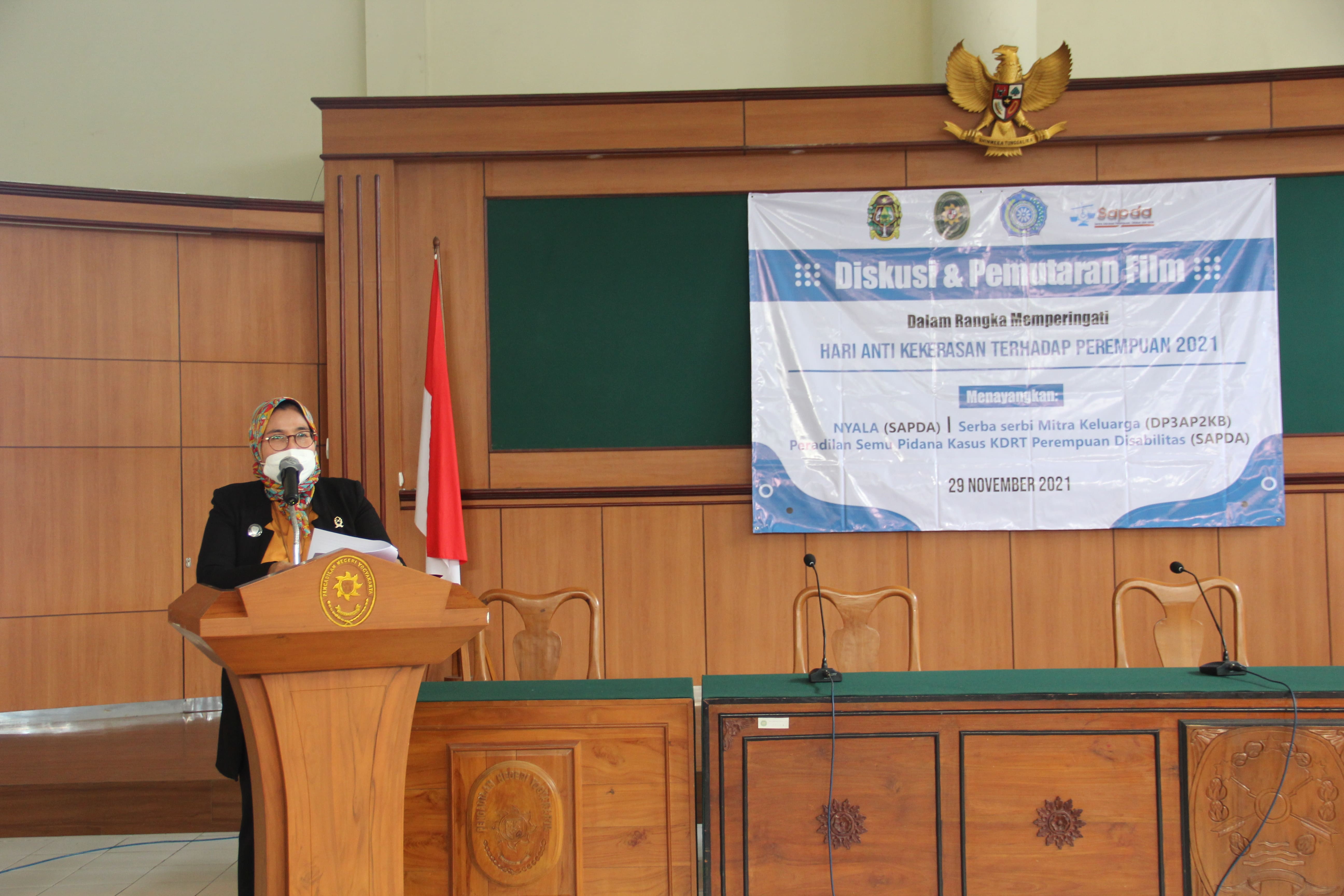 Diskusi dan Pemutaran Film Bersama SAPDA dan Dinas P3AP2KB Kota Yogyakarta
