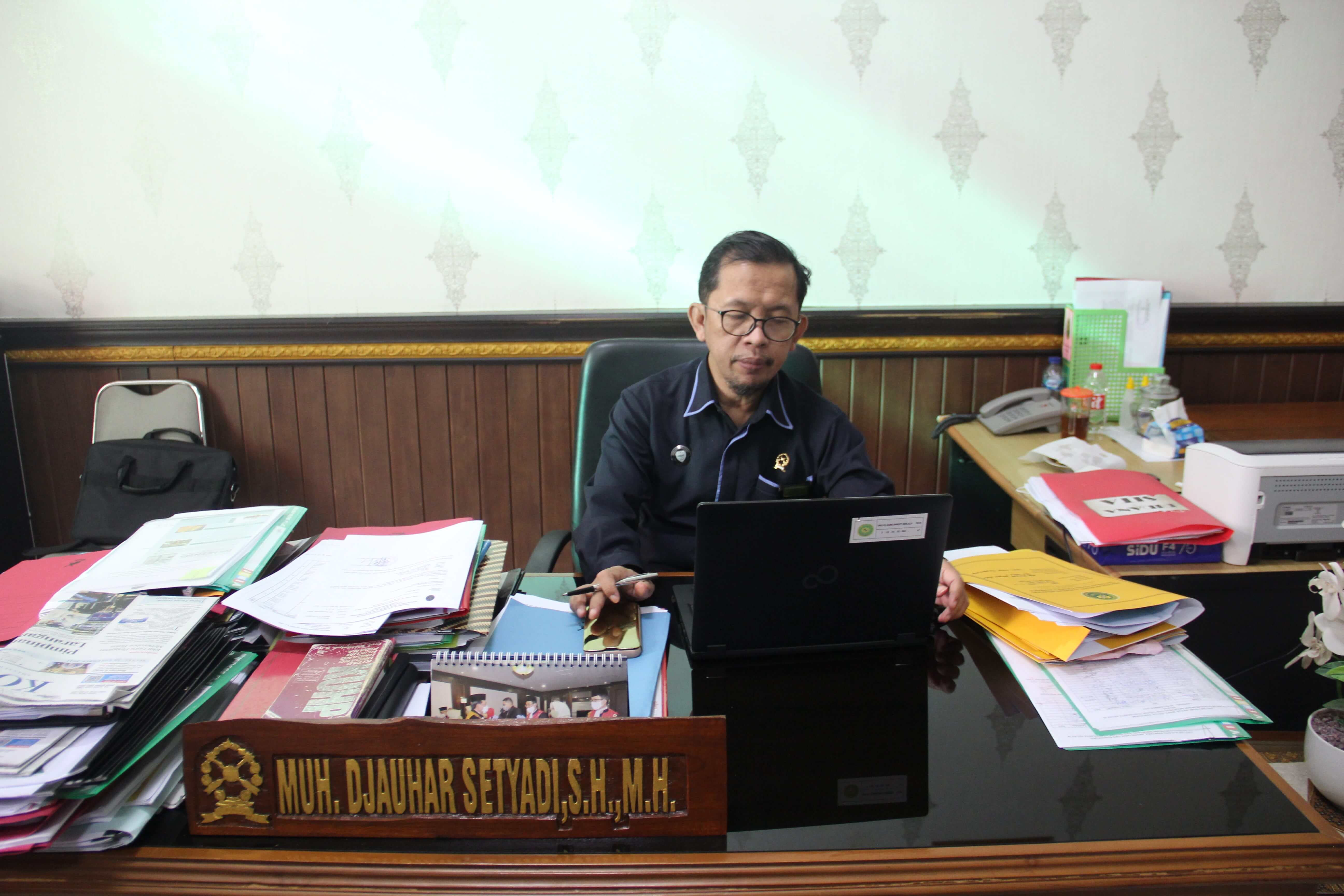 Wakil Ketua Pengadilan Negeri Yogyakarta Mengikuti Koordinasi dan Sosialisasi Kegiatan Magang dan KKN Tematik dengan Mitra bersama Fakultas Hukum Janabadra
