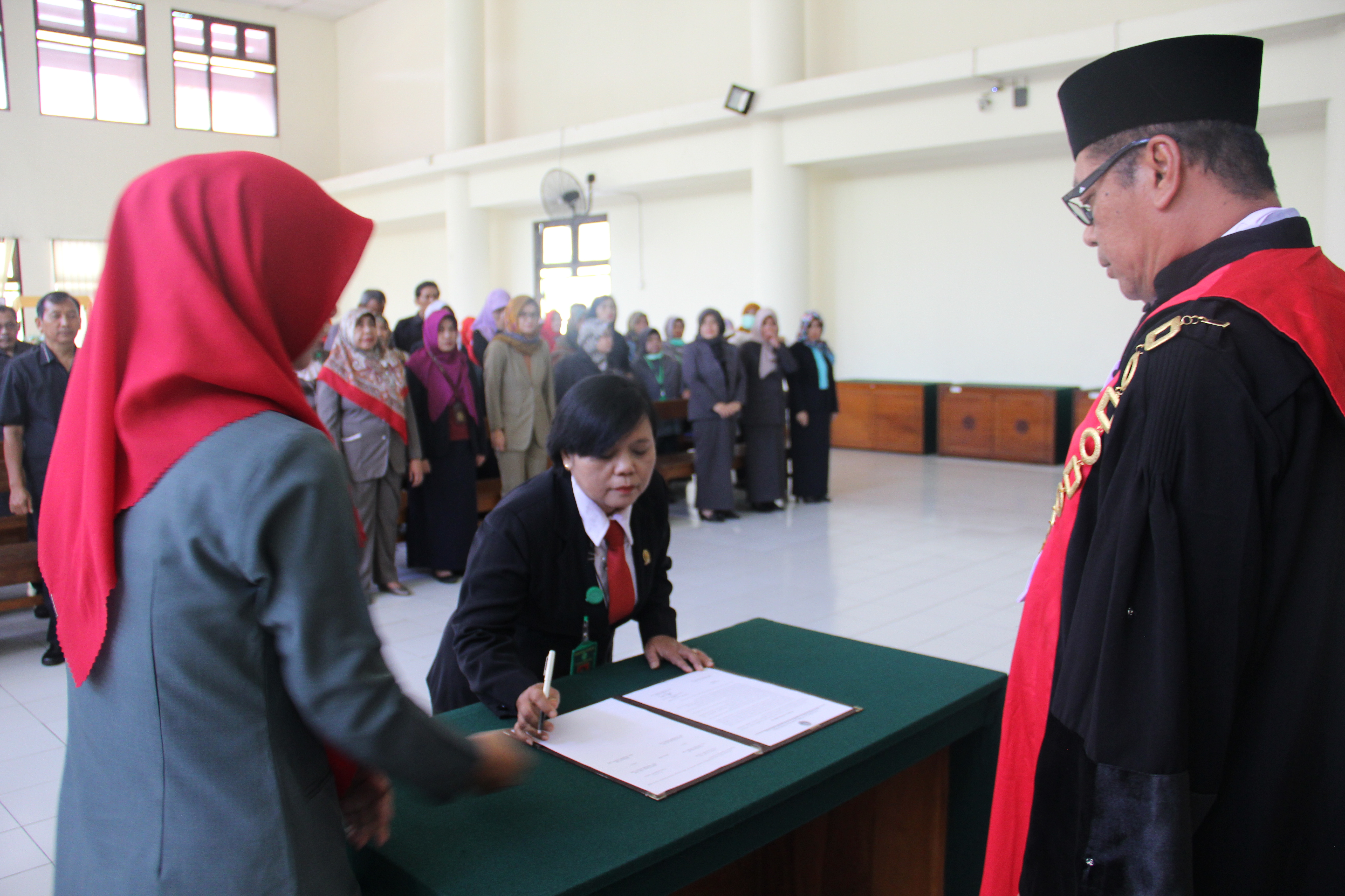 Pengambilan Sumpah Jabatan dan Pelantikan Panitera Muda Pidana Pengadilan Negeri Yogyakarta Kelas IA