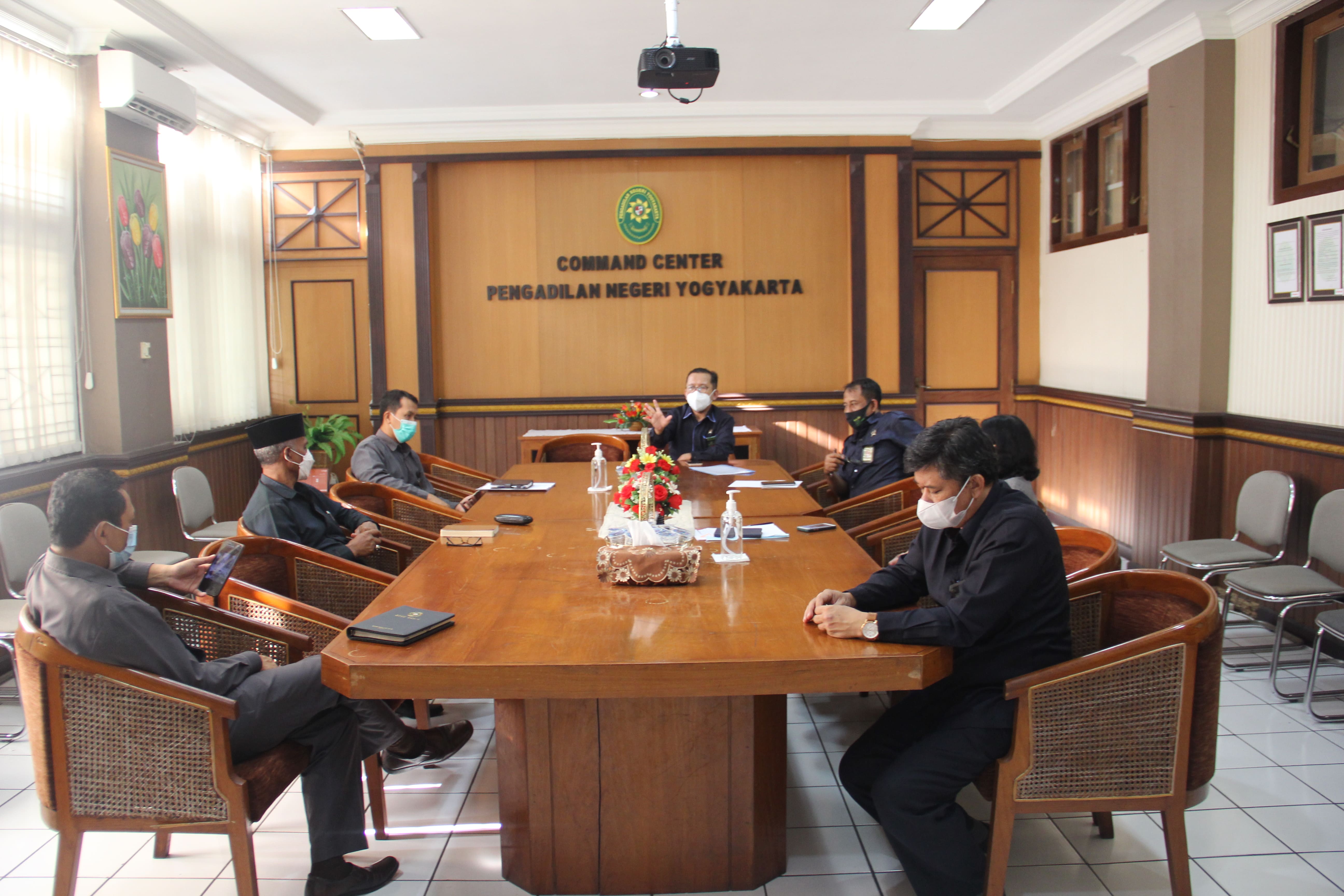 Rapat Satgas Covid-19 Pengadilan Negeri Yogyakarta September 2021