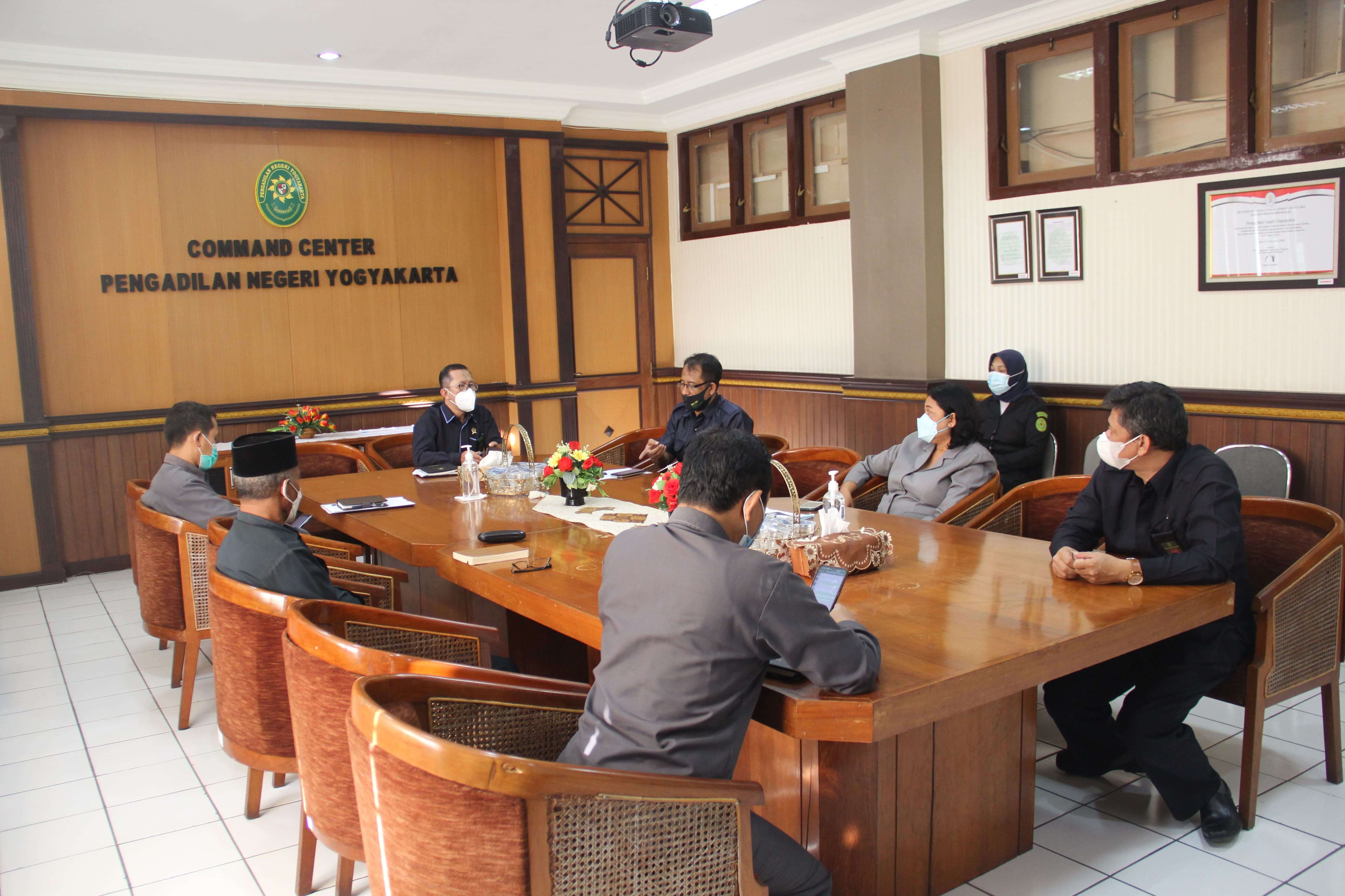 Rapat Satgas Covid-19 Pengadilan Negeri Yogyakarta September 2021