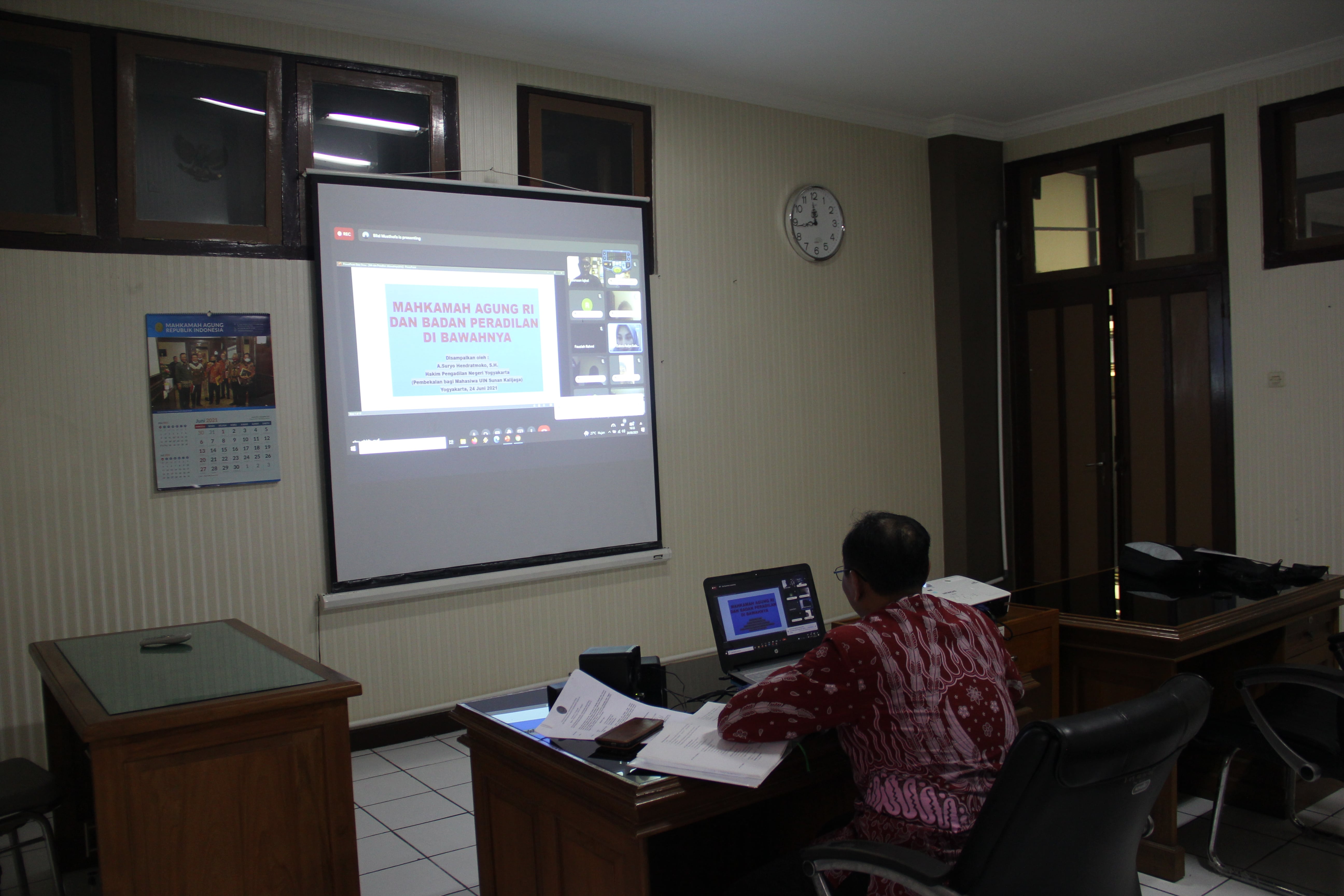 Hakim Pengadilan Negeri Yogyakarta Berpartisipasi dalam Kegiatan DIKLATSARKUM