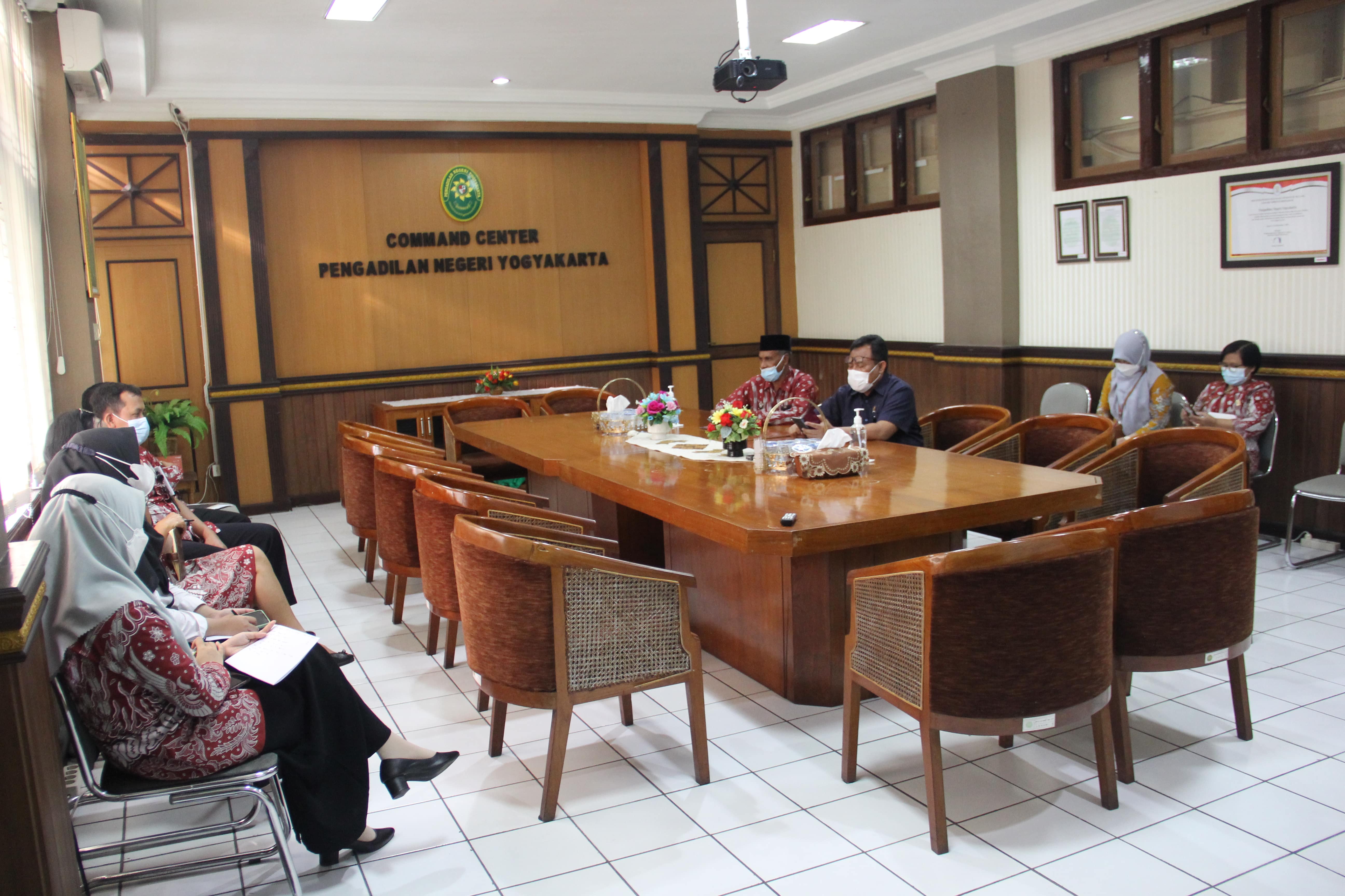 Rapat Koordinasi Teknis Penyelesaian Pelaksanaan Delegasi dan Rogatori Pengadilan Negeri Yogyakarta