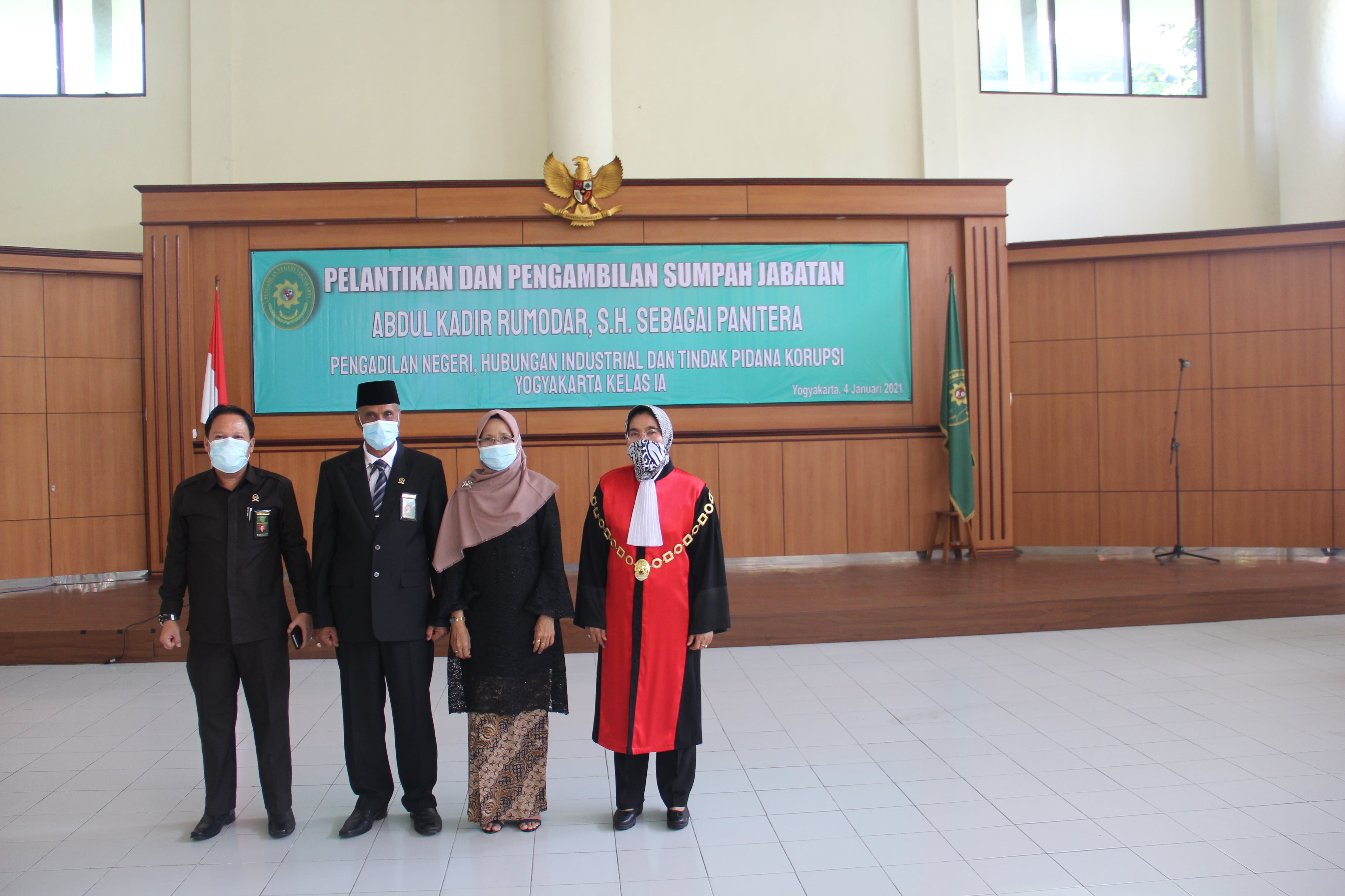 Pelantikan dan Pengambilan Sumpah Jabatan Panitera Pengadilan Negeri Yogyakarta Kelas IA