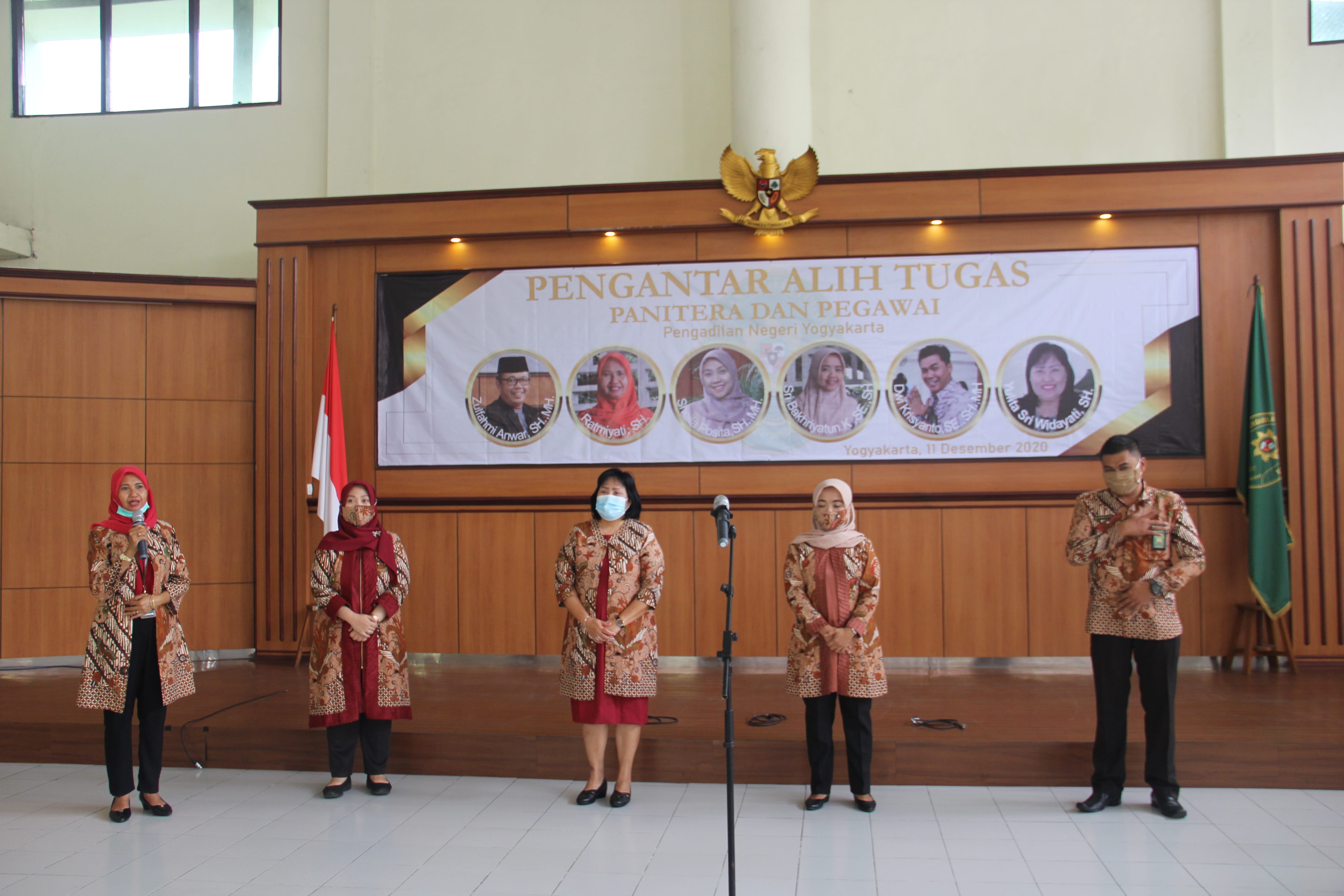 Pengantar Alih Tugas Panitera dan Pegawai Pengadilan Negeri Yogyakarta