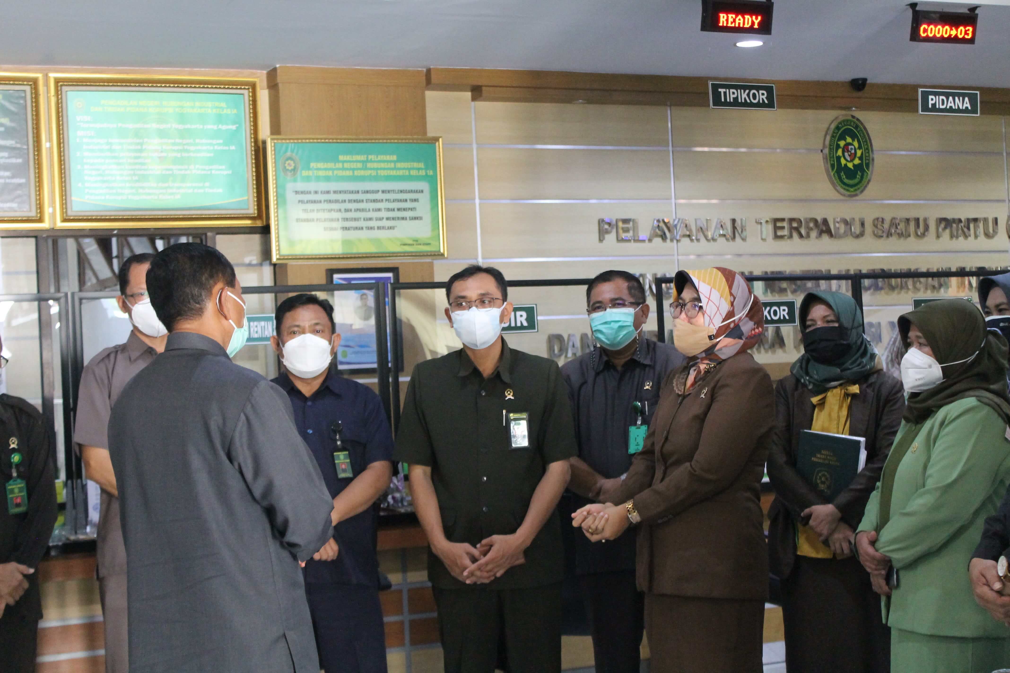 Kunjungan Kerja Ketua Pengadilan Tinggi Yogyakarta 