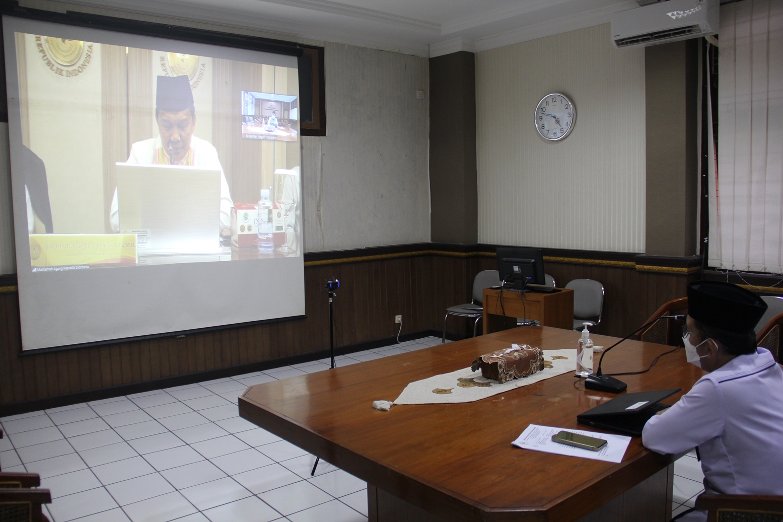 Ketua Pengadilan Negeri Yogyakarta Mengikuti Peringatan Nuzulul Qur'an 1443 H / 2022 M