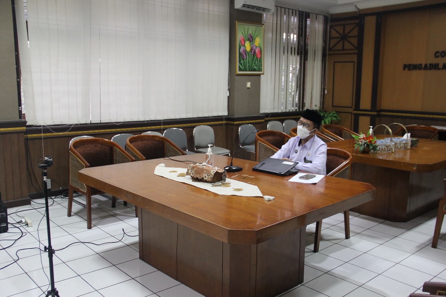 Ketua Pengadilan Negeri Yogyakarta Mengikuti Peringatan Nuzulul Qur'an 1443 H / 2022 M