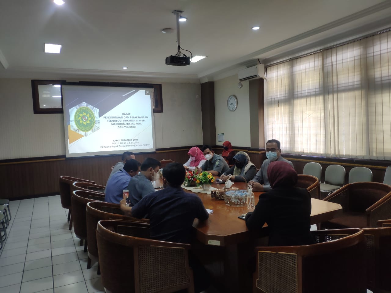 Rapat Penggunaan dan Pelaksanaan Teknologi Informasi, Website dan Media Sosial Pengadilan Negeri Yogyakarta