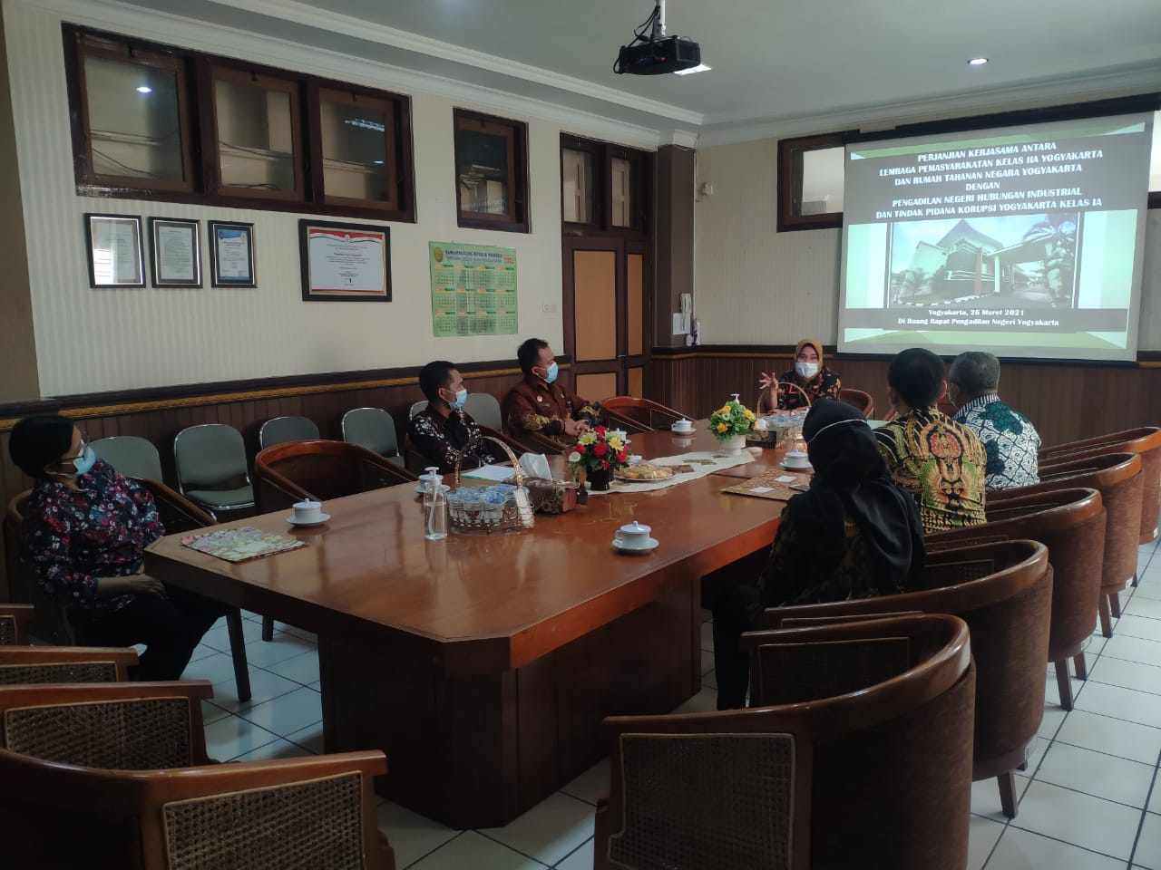 Perjanjian Kerjasama dengan Lapas Kelas IIA Yogyakarta dan Rutan Kelas IIA Yogyakarta