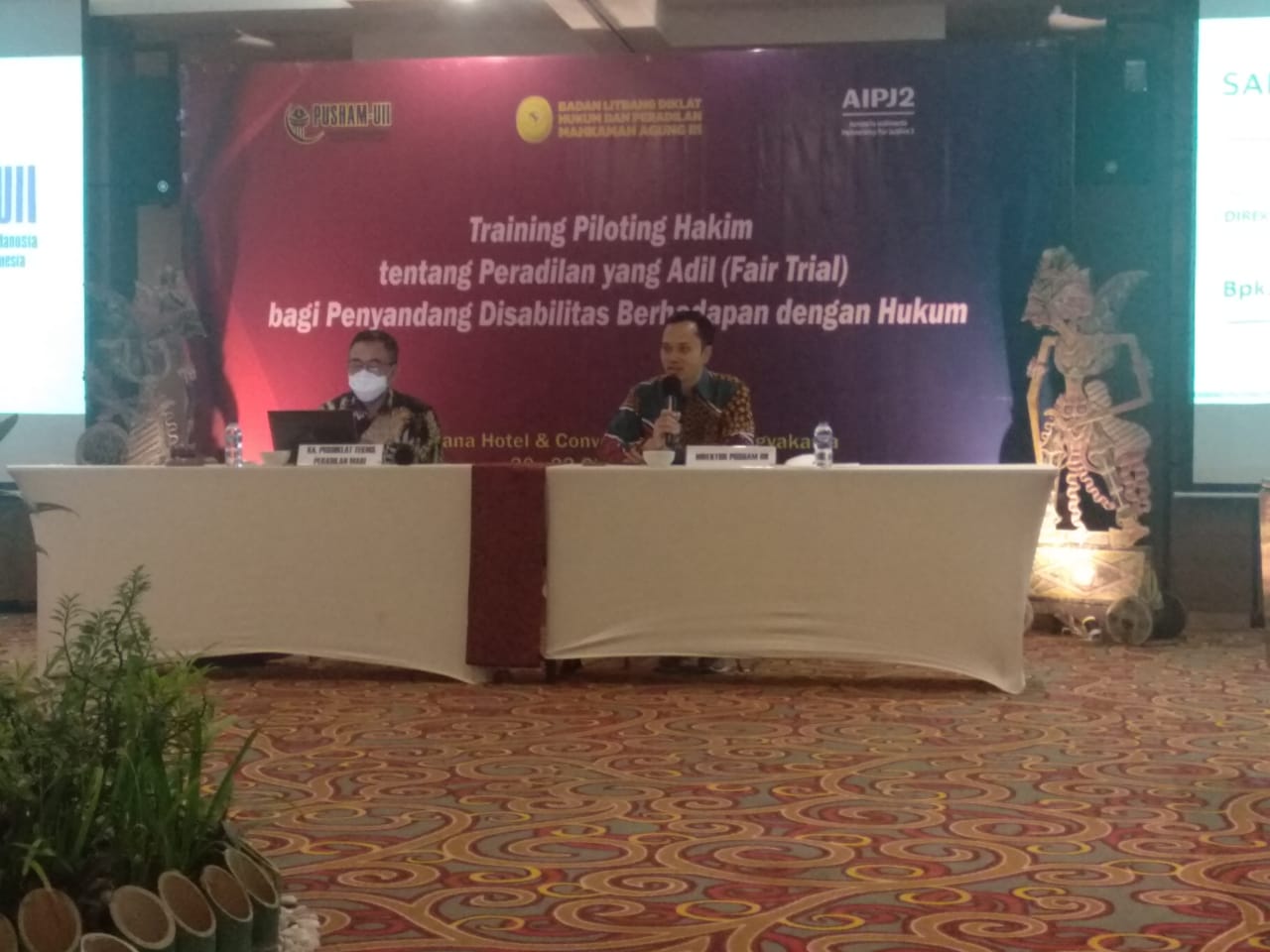 Hakim Pengadilan Negeri Yogyakarta Mengikuti Training Piloting Hakim tentang Peradilan yang Adil Bagi Penyandang Disabilitas yang Berhadapan dengan Hukum