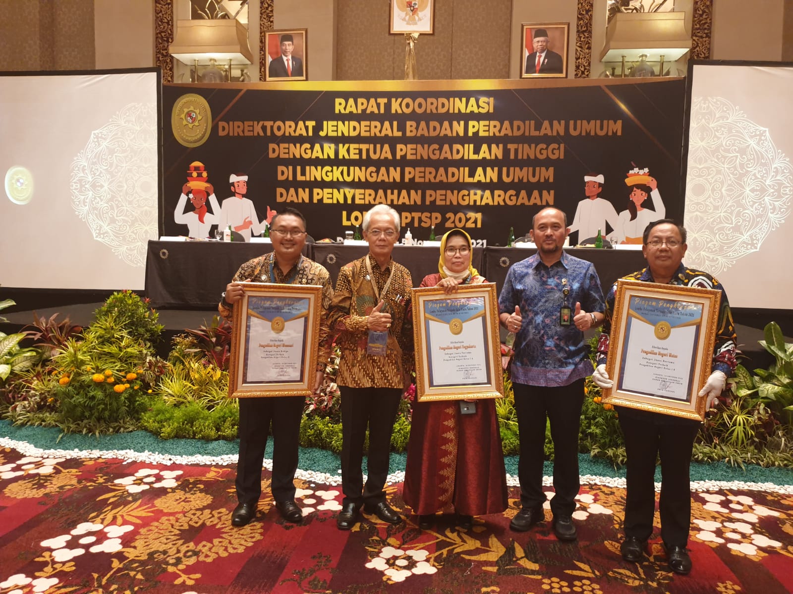 Ketua Pengadilan Negeri Yogyakarta Mengikuti Sosialisasi SPPT-TI dan Penghargaan Lomba PTSP