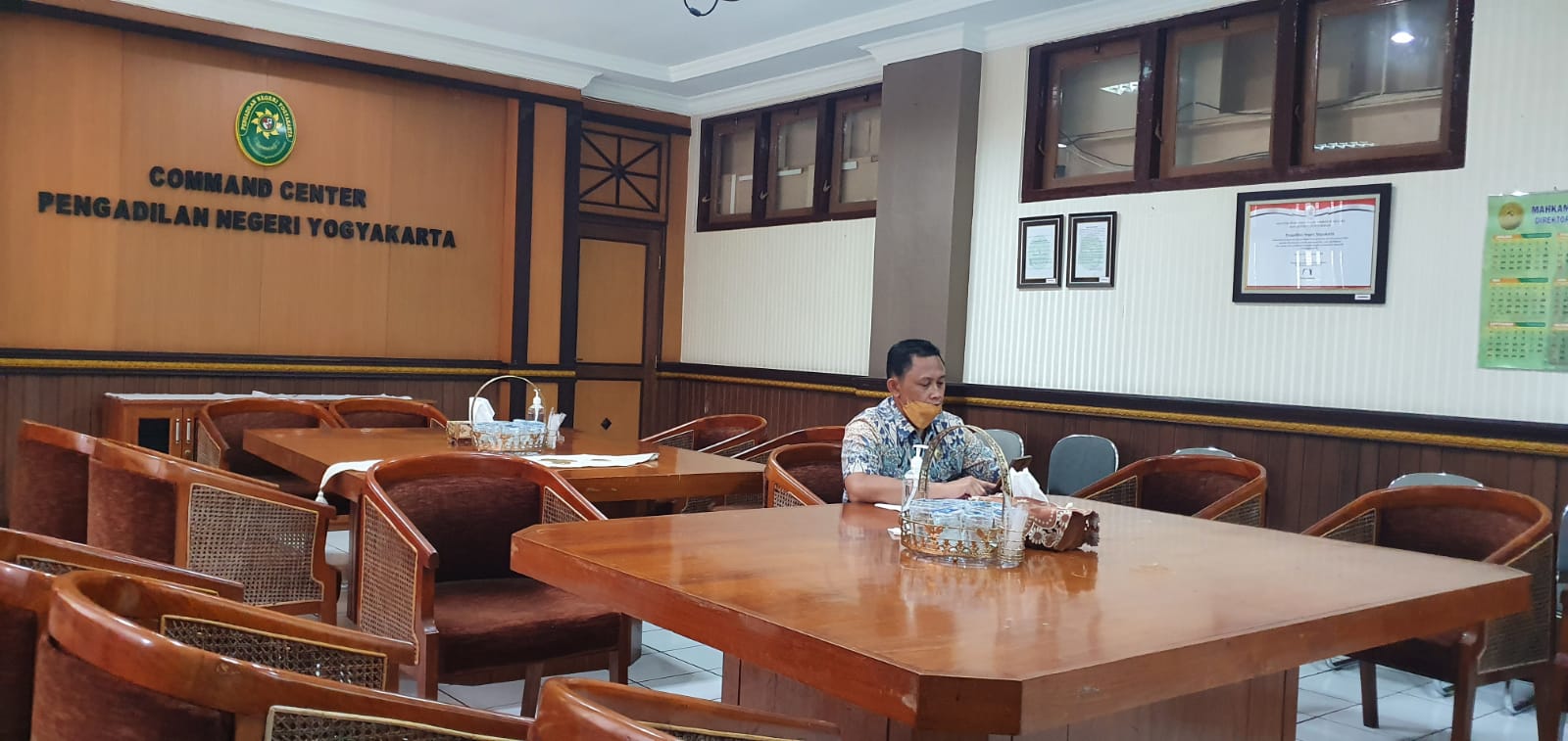 Sekretaris Pengadilan Negeri Yogyakarta Mengikuti Kegiatan Ekspose Data Gender dan Anak Tahun 2021