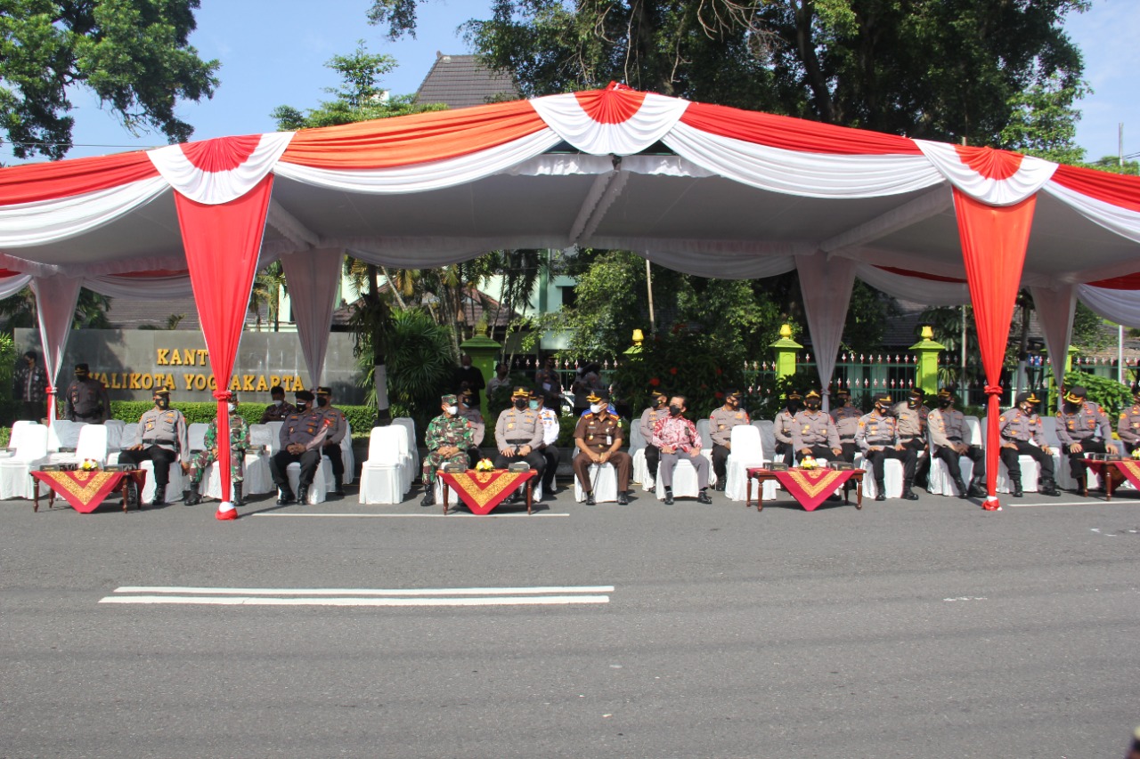 Wakil Ketua Pengadilan Negeri Yogyakarta Mengikuti Apel Gelar Pasukan OPS LILIN Progo 2021