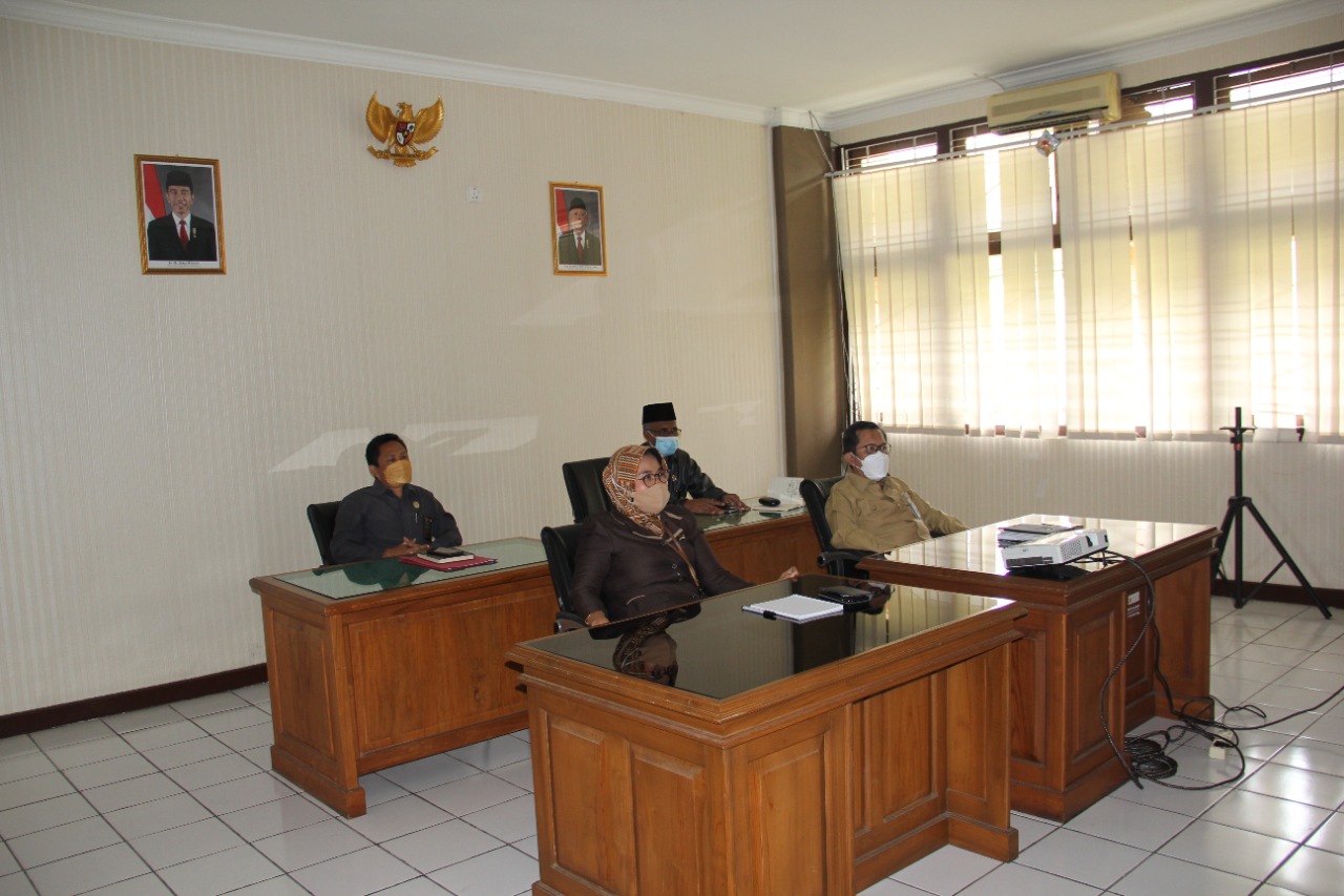 Pengadilan Negeri Yogyakarta Mengikuti Kegiatan Refleksi Akhir Tahun 2021 Mahkamah Agung RI