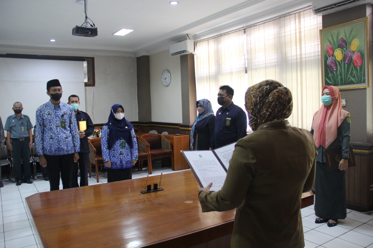 Pelantikan dan Pengambilan Sumpah Jabatan Pegawai Negeri Sipil Pengadilan Negeri Yogyakarta Tahun 2022