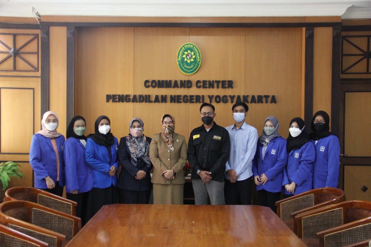 Penyerahan/Penerimaan dan Pengarahan Mahasiswa Magang di Pengadilan Negeri Yogyakarta