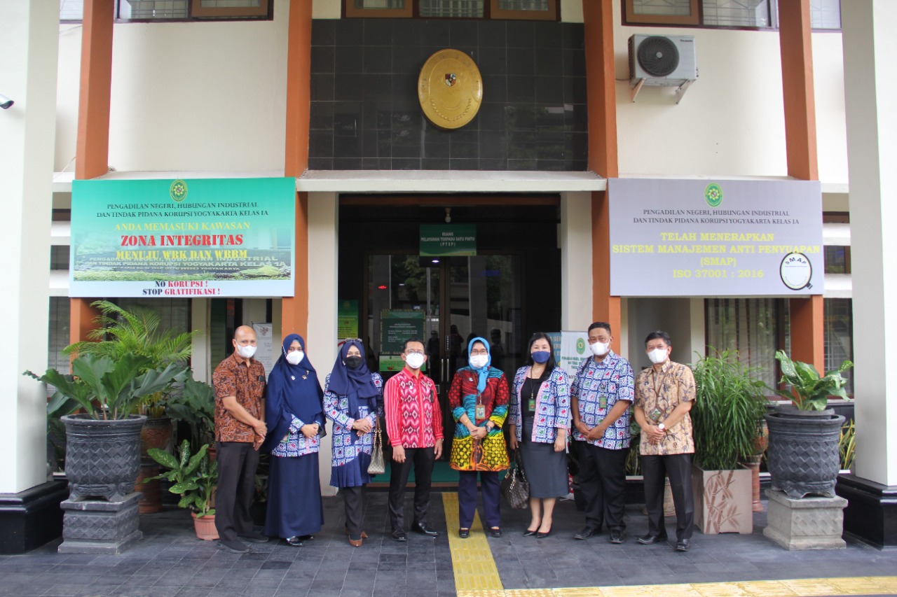 Kunjungan Studi Banding Pengadilan Negeri Temanggung ke Pengadilan Negeri Yogyakarta