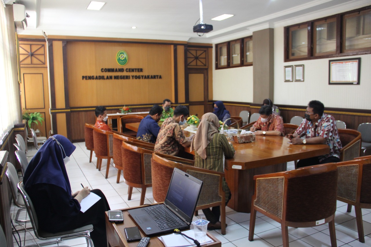 Rapat Satgas Covid-19 Pengadilan Negeri Yogyakarta