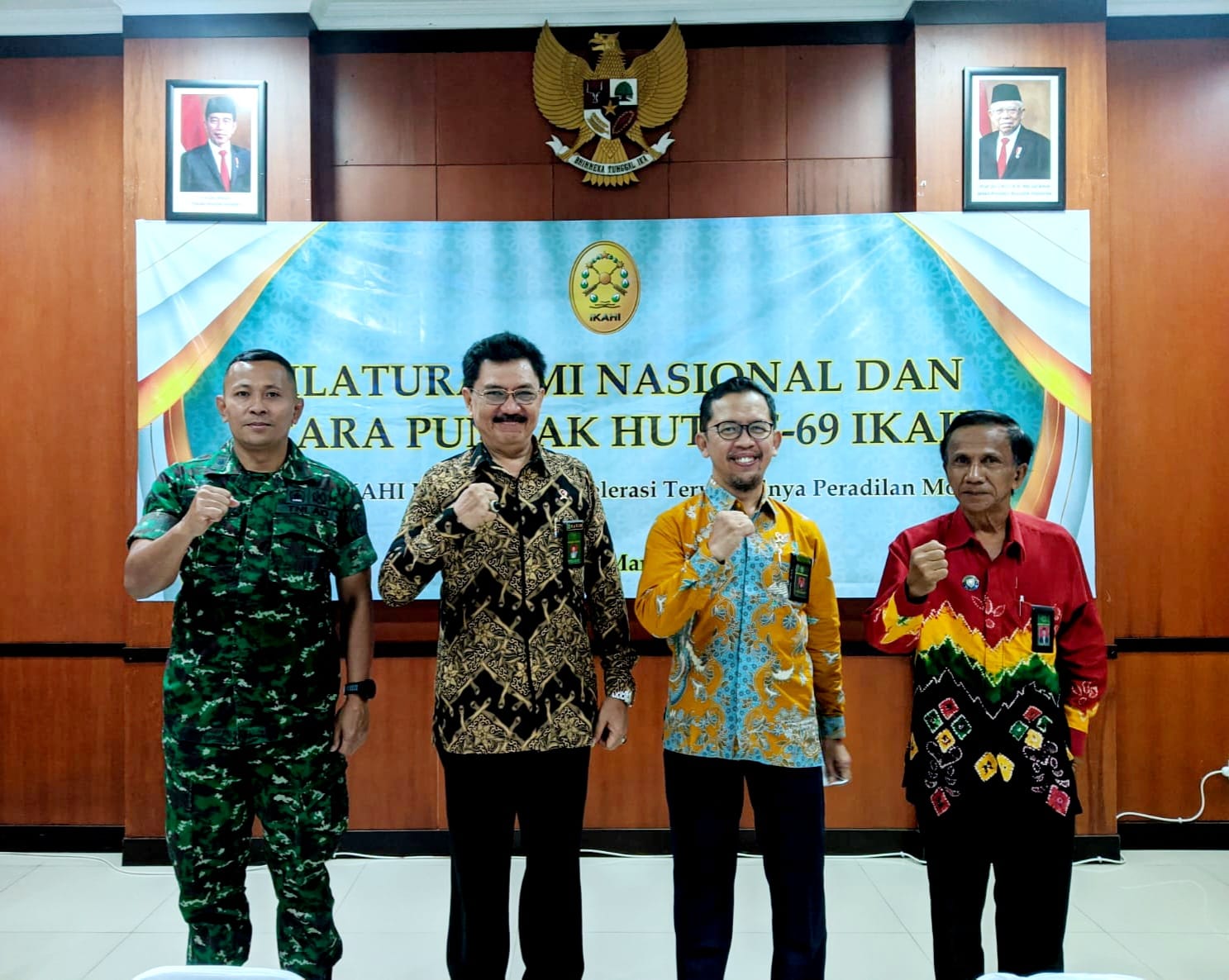 Wakil Ketua Pengadilan Negeri Yogyakarta Mengikuti Silaturahmi Nasional dan Acara Puncak HUT ke-69 IKAHI