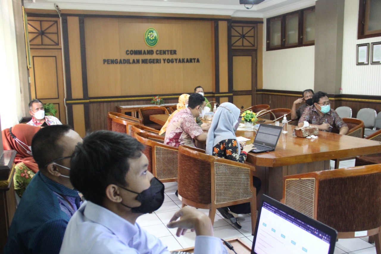 Penilaian Pembangunan Zona Integritas oleh Tim Penilai Mandiri Zona Integritas Menuju WBK/WBBM Pengadilan Negeri Yogyakarta