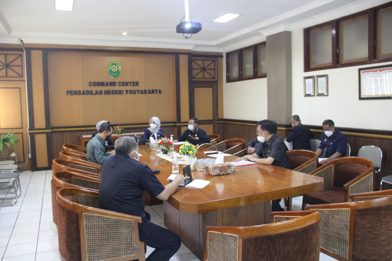 Kunjungan Kerja Pengadilan Tinggi Yogyakarta Dalam Rangka Persiapan Lomba Bagi Satuan Kerja di Lingkungan Peradilan Umum Tahun 2022