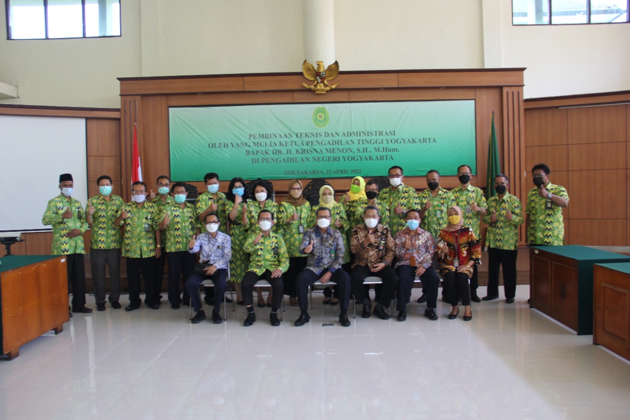 Pembinaan Teknis dan Administrasi oleh Pengadilan Tinggi Yogyakarta