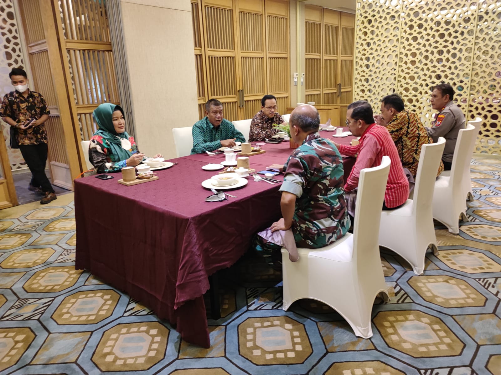 Ketua Pengadilan Negeri Yogyakarta Menghadiri Kegiatan Silaturrahmi dan Syawalan 1 Syawal 1443 H Bersama Forkopimda Kota Yogyakarta