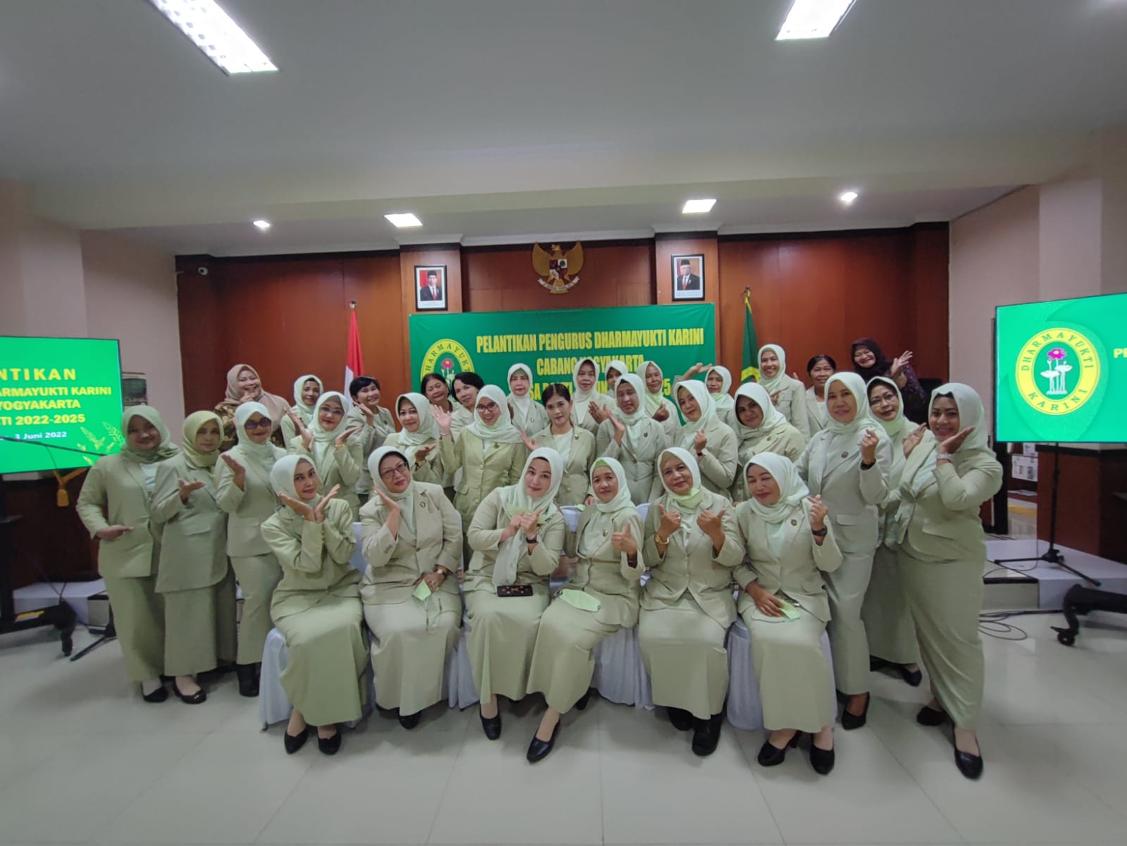 Pelantikan Pengurus Cabang Dharmayukti Karini Cabang Yogyakarta Masa Bakti 2022 - 2025