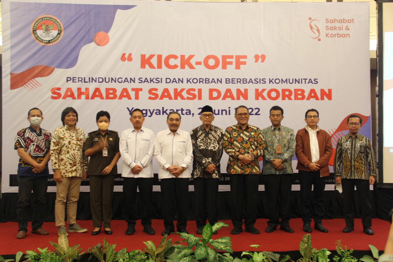 Ketua Pengadilan Negeri Yogyakarta Menghadiri Kick Off Sahabat Saksi dan Korban bersama Lembaga Perlindungan Saksi dan Korban