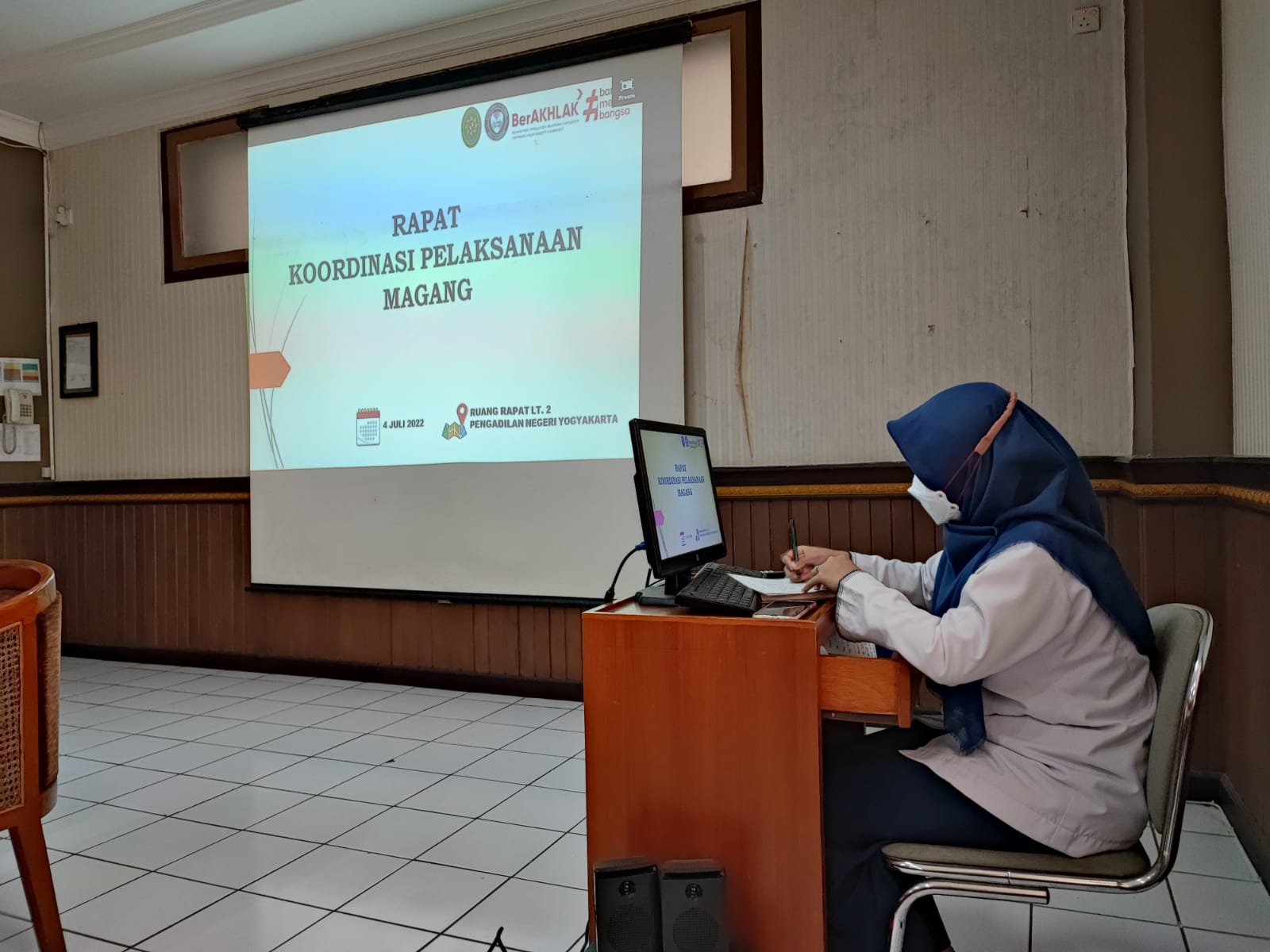 Rapat Koordinasi Pelaksanaan Magang di Pengadilan Negeri Yogyakarta
