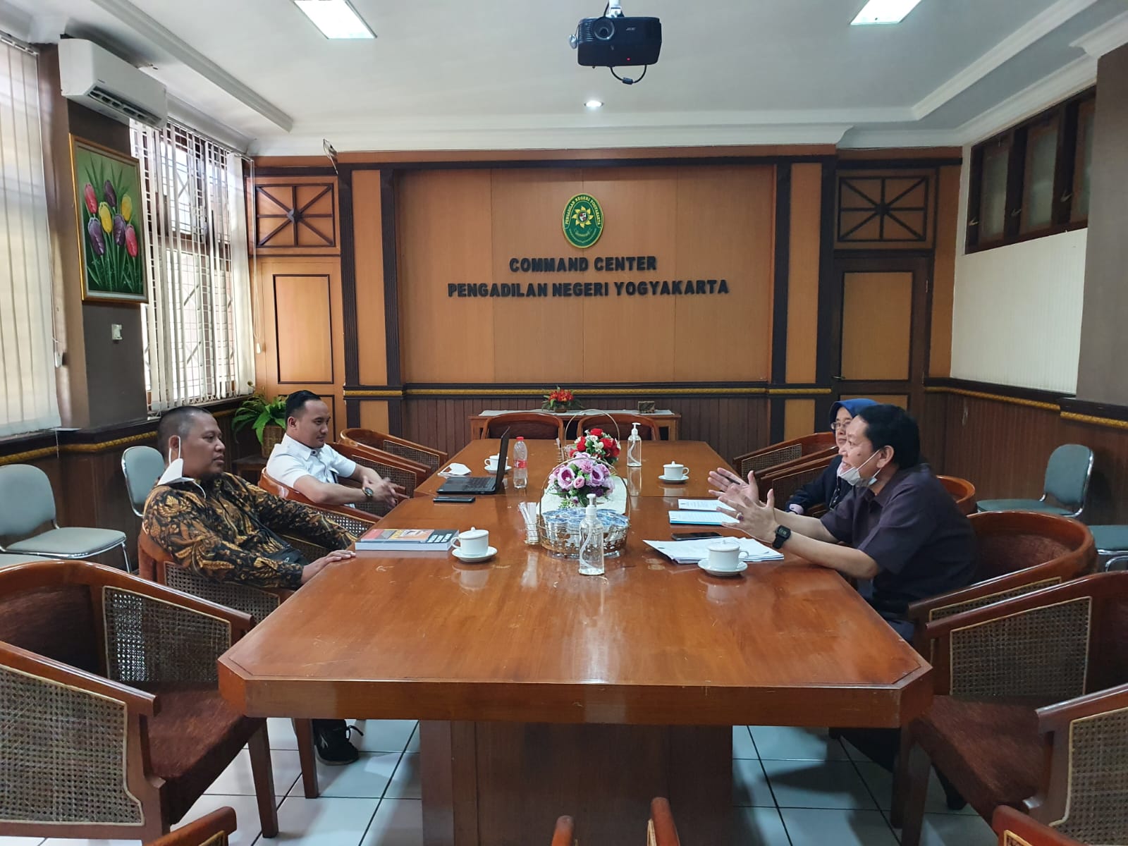 Kunjungan Kerja Pusat Pelaporan dan Analis Transaksi Keuangan (PPATK) ke Pengadilan Negeri Yogyakarta