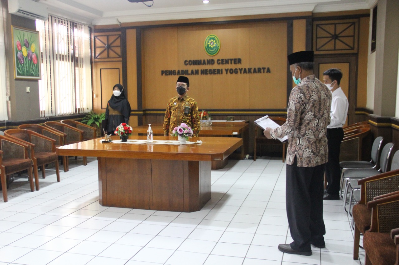 Pengambilan Sumpah Jabatan Penilai Publik (Appraisal) Pengadilan Negeri Yogyakarta