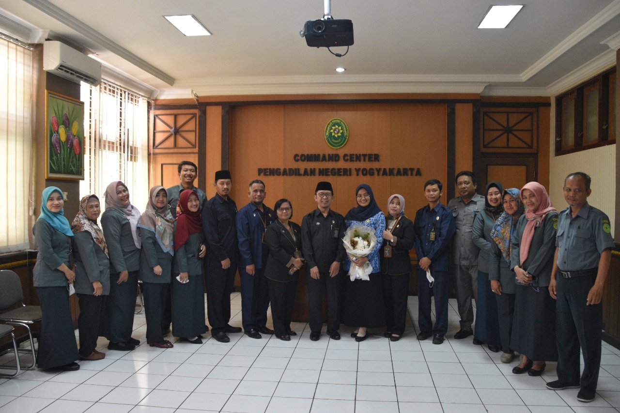 Upacara Pelantikan dan Pengambilan Sumpah Jabatan dari CPNS Tahun 2020 menjadi PNS Pengadilan Negeri Yogyakarta