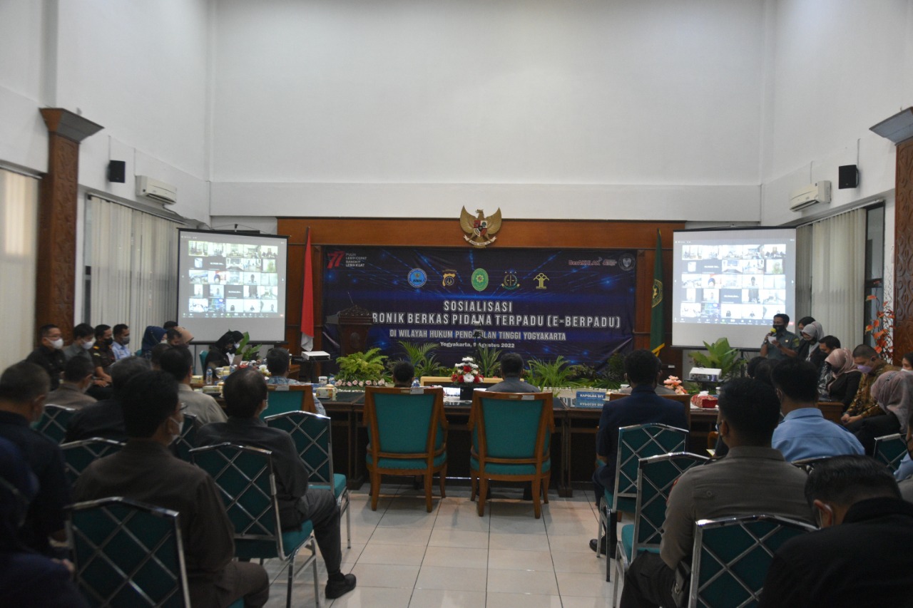 Sosialisasi Aplikasi e-Berpadu pada Aparat Penegak Hukum di Wilayah Propinsi D.I. Yogyakarta
