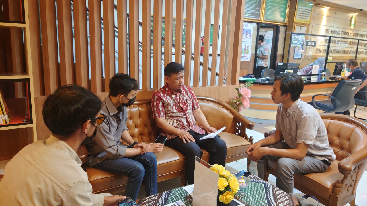Kunjungan Kerja Wartawan Harian Jogja ke Pengadilan Negeri Yogyakarta
