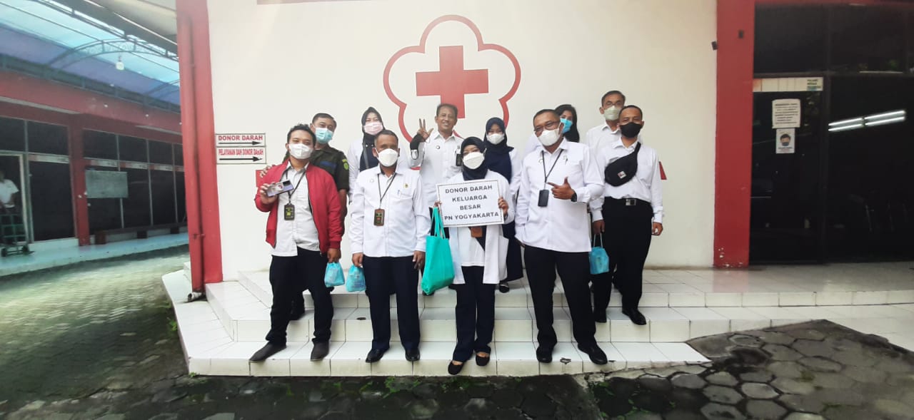 Pengadilan Negeri Yogyakarta Menyelenggarakan Donor Darah Bersama Palang Merah Indonesia (PMI) Kota Yogyakarta