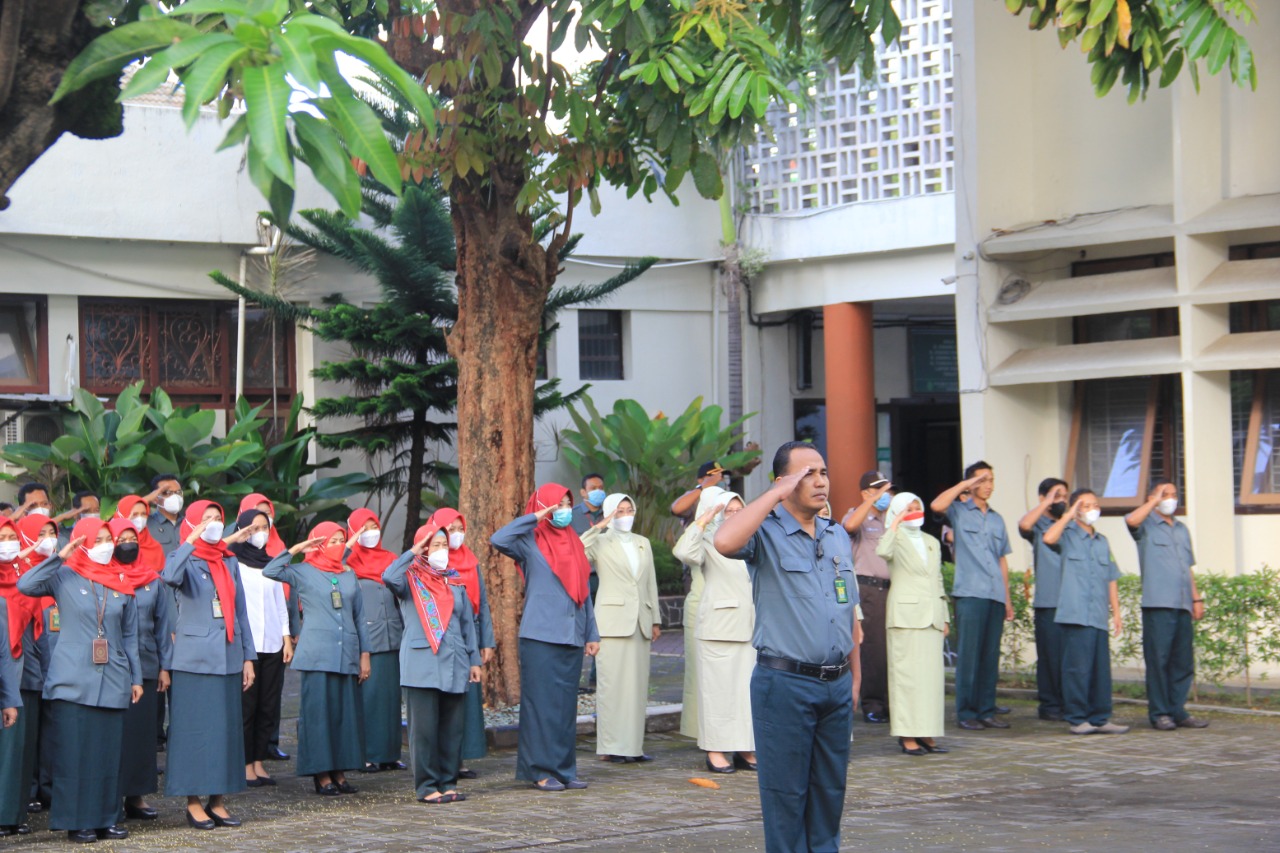 Pengadilan Negeri Yogyakarta Melaksanakan Upacara Peringatan HUT Kemerdekaan Republik Indonesia ke-77