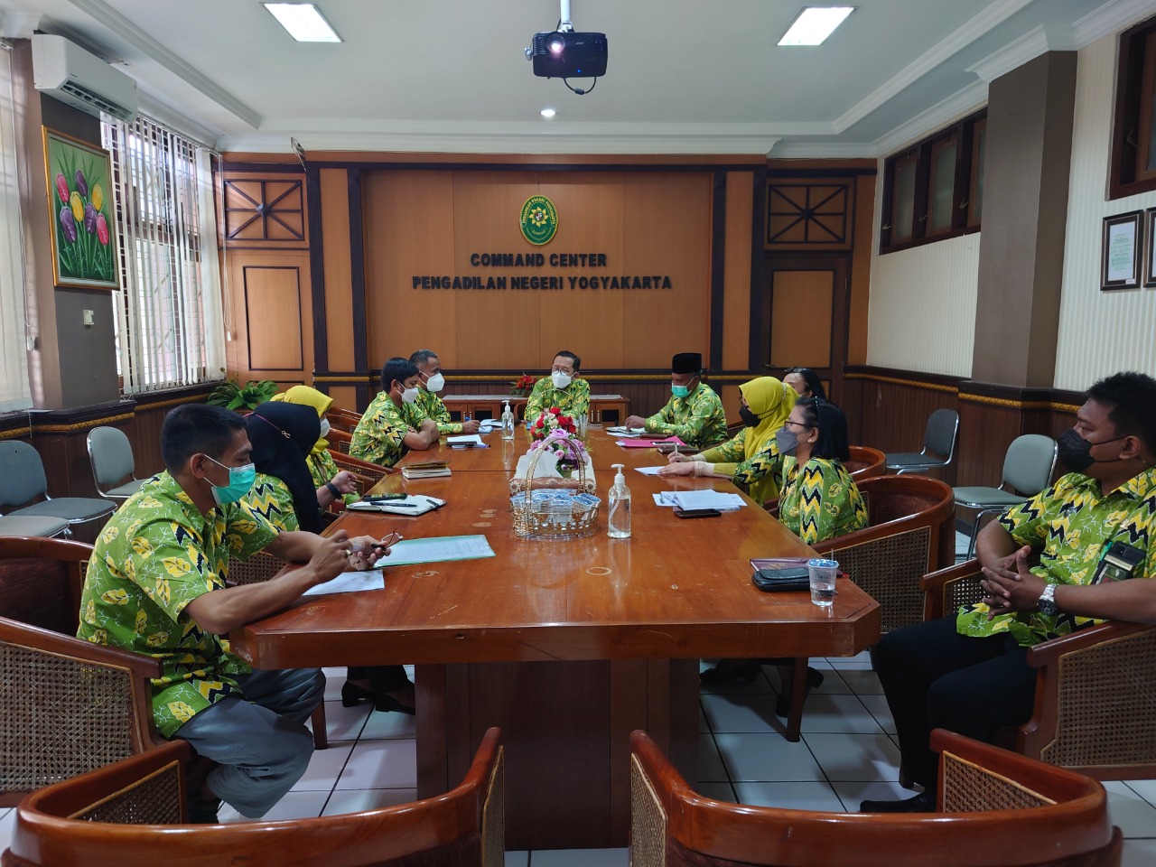 Rapat Monitoring dan Evaluasi Akreditasi Penjaminan Mutu Pengadilan Negeri Yogyakarta