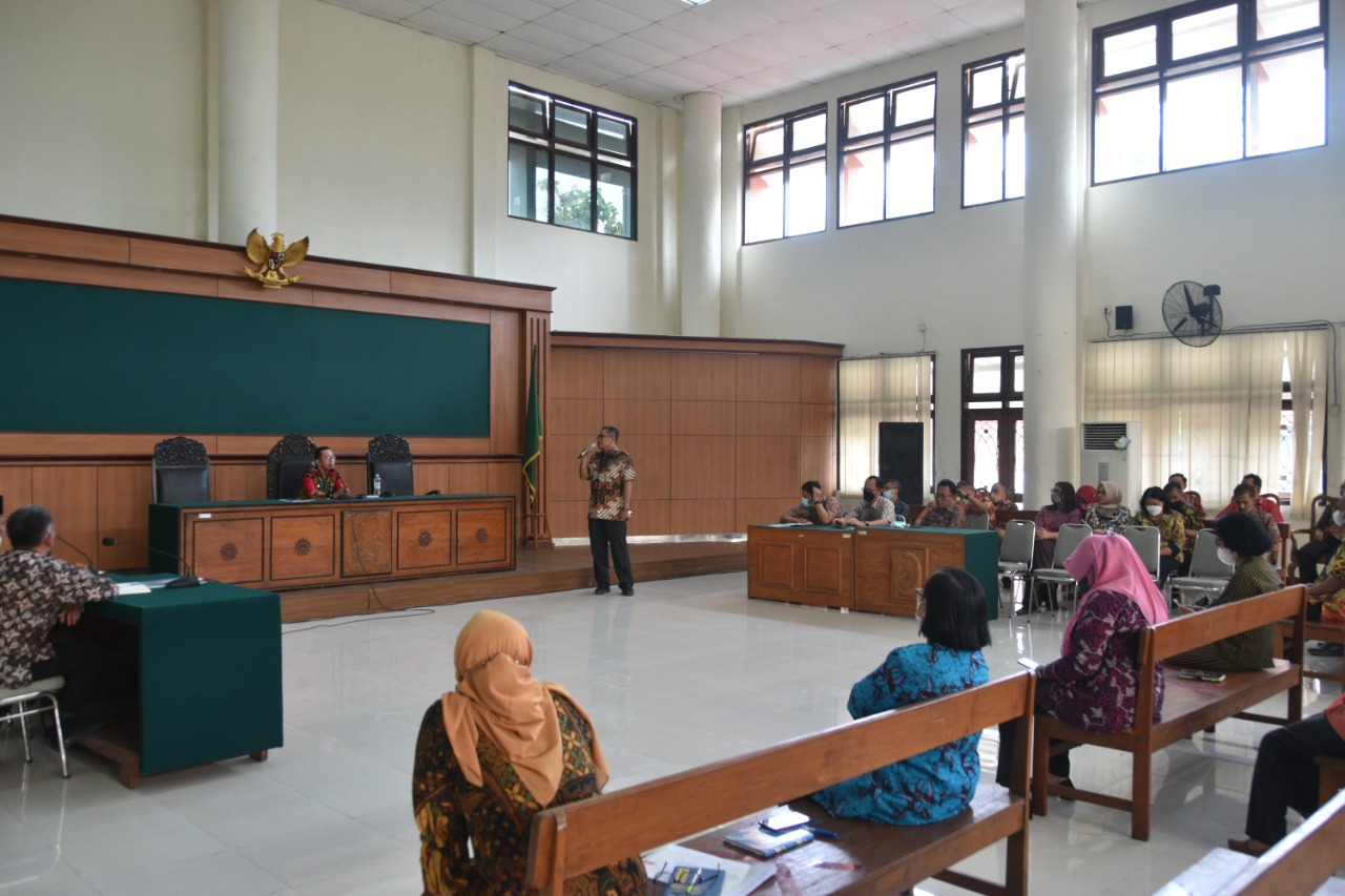 Rapat Pembinaan dan Monitoring Evaluasi Kinerja Pengadilan Negeri Yogyakarta bulan Agustus, Sosialisasi dan Rapat Tinjauan Manajemen (RTM) Akreditasi Penjaminan Mutu (APM)
