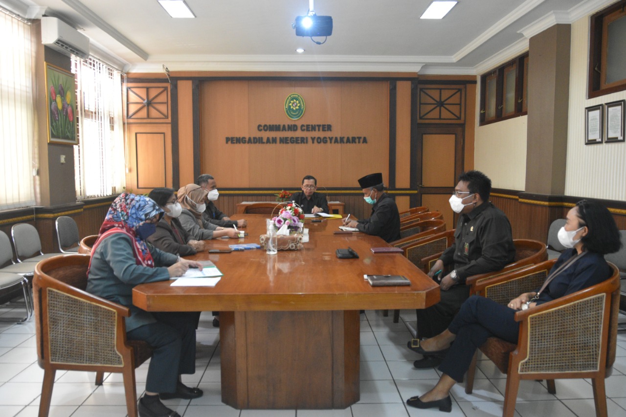 Rapat Koordinasi Struktural Kepaniteraan Pengadilan Negeri Yogyakarta
