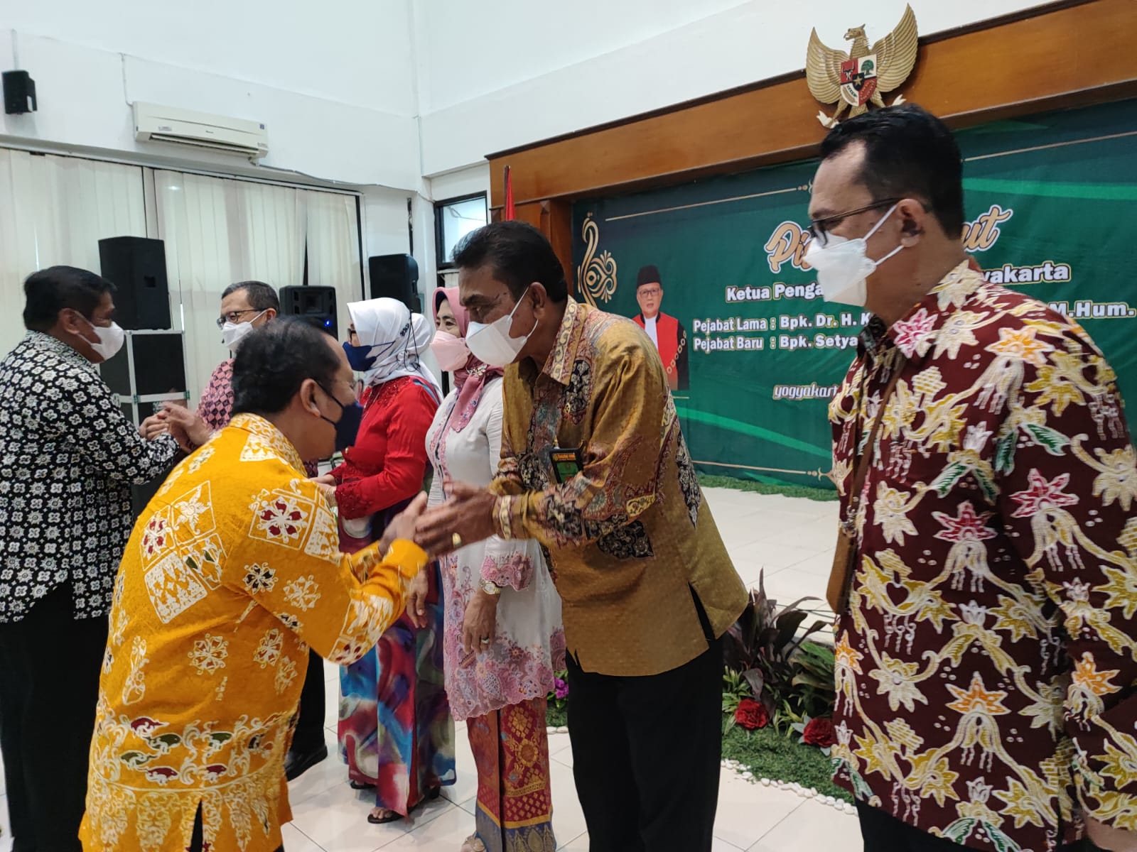 Ketua Pengadilan Negeri Yogyakarta Menghadiri Pisah Sambut Ketua Pengadilan Tinggi Yogyakarta